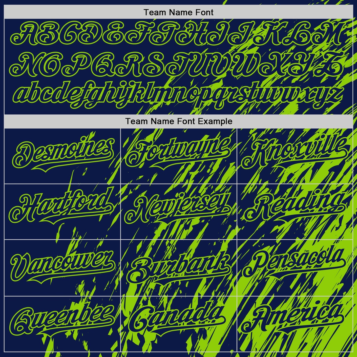 Custom Navy Navy-Neon Green 3D Pattern Design Bomber Full-Snap Varsity Letterman Hoodie Jacket view 5