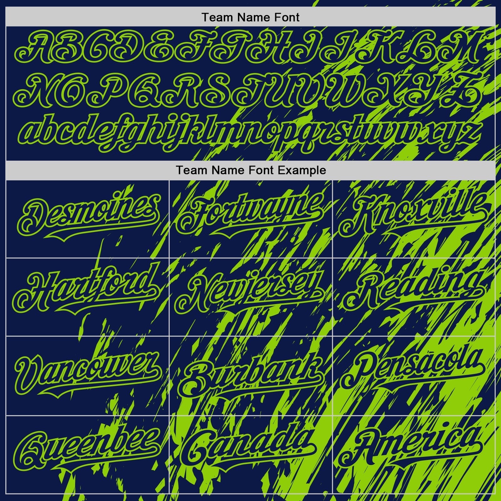 Custom Navy Navy-Neon Green 3D Pattern Design Bomber Full-Snap Varsity Letterman Hoodie Jacket view 5