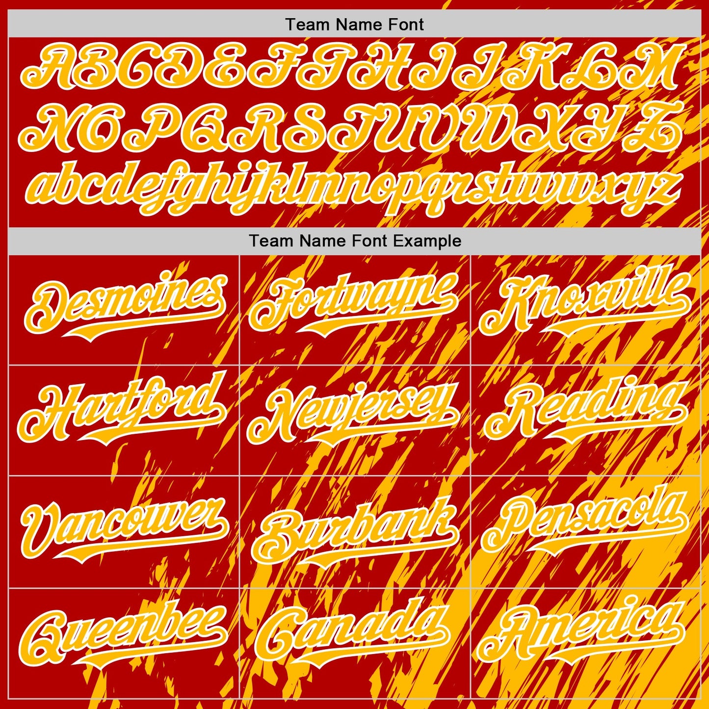 Custom Red Gold-White 3D Pattern Design Bomber Full-Snap Varsity Letterman Hoodie Jacket view 5