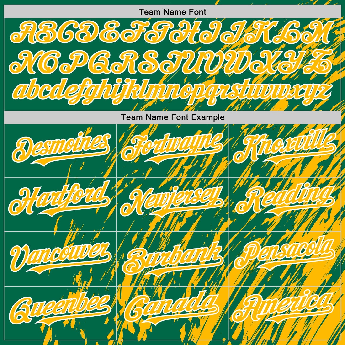 Custom Kelly Green Gold-White 3D Pattern Design Bomber Full-Snap Varsity Letterman Hoodie Jacket view 5