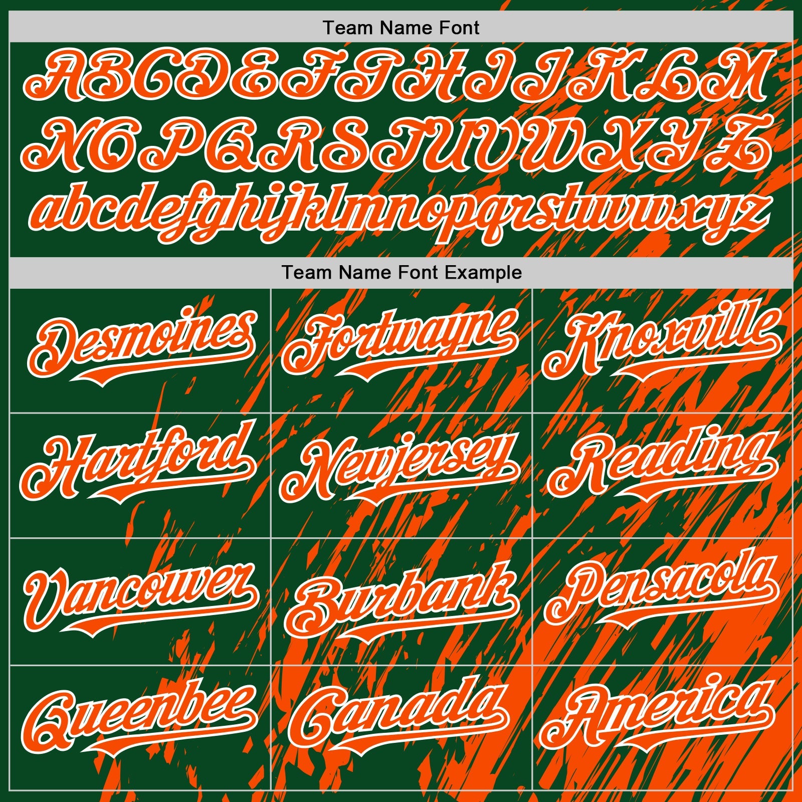 Custom Green Orange-White 3D Pattern Design Bomber Full-Snap Varsity Letterman Hoodie Jacket view 5