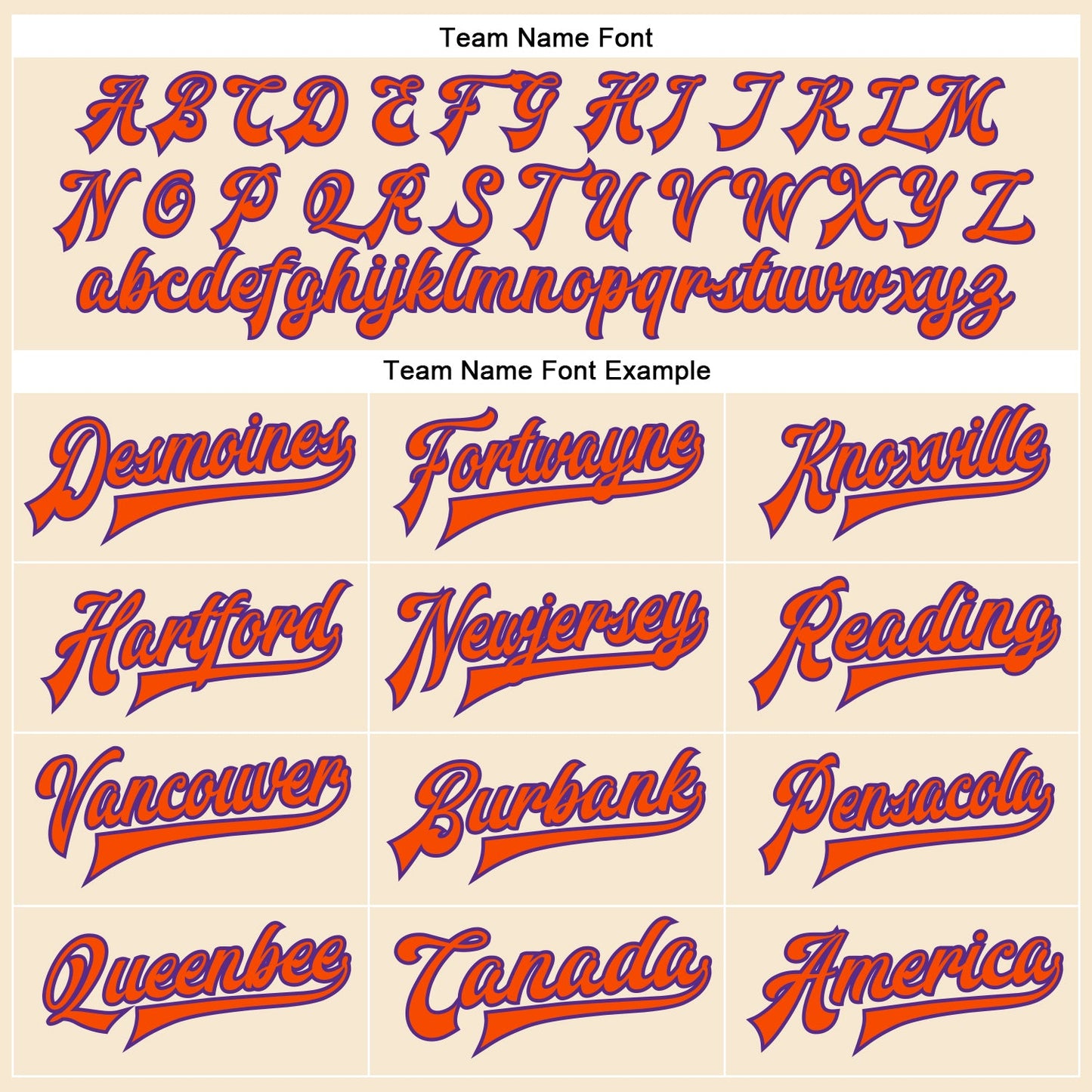 Custom Cream Orange-Purple Bomber Full-Snap Varsity Faux Leather Letterman Jacket view 3