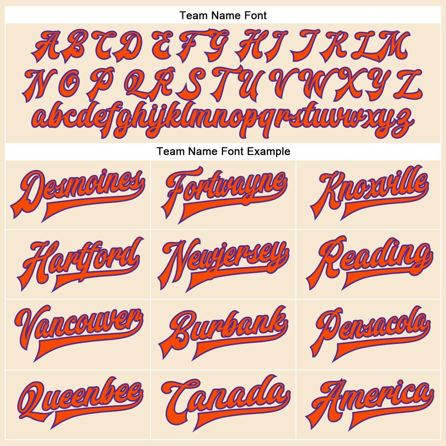 Custom Cream Orange-Purple Bomber Full-Snap Varsity Faux Leather Letterman Jacket view 3