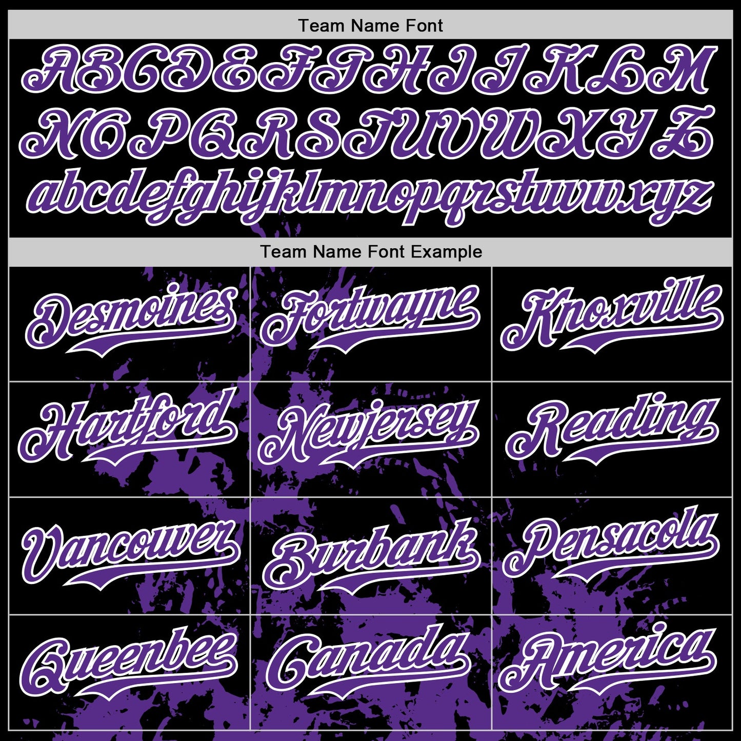 Custom Black Purple-White Splash Art 3D Pattern Design Bomber Full-Snap Varsity Letterman Hoodie Jacket view 5