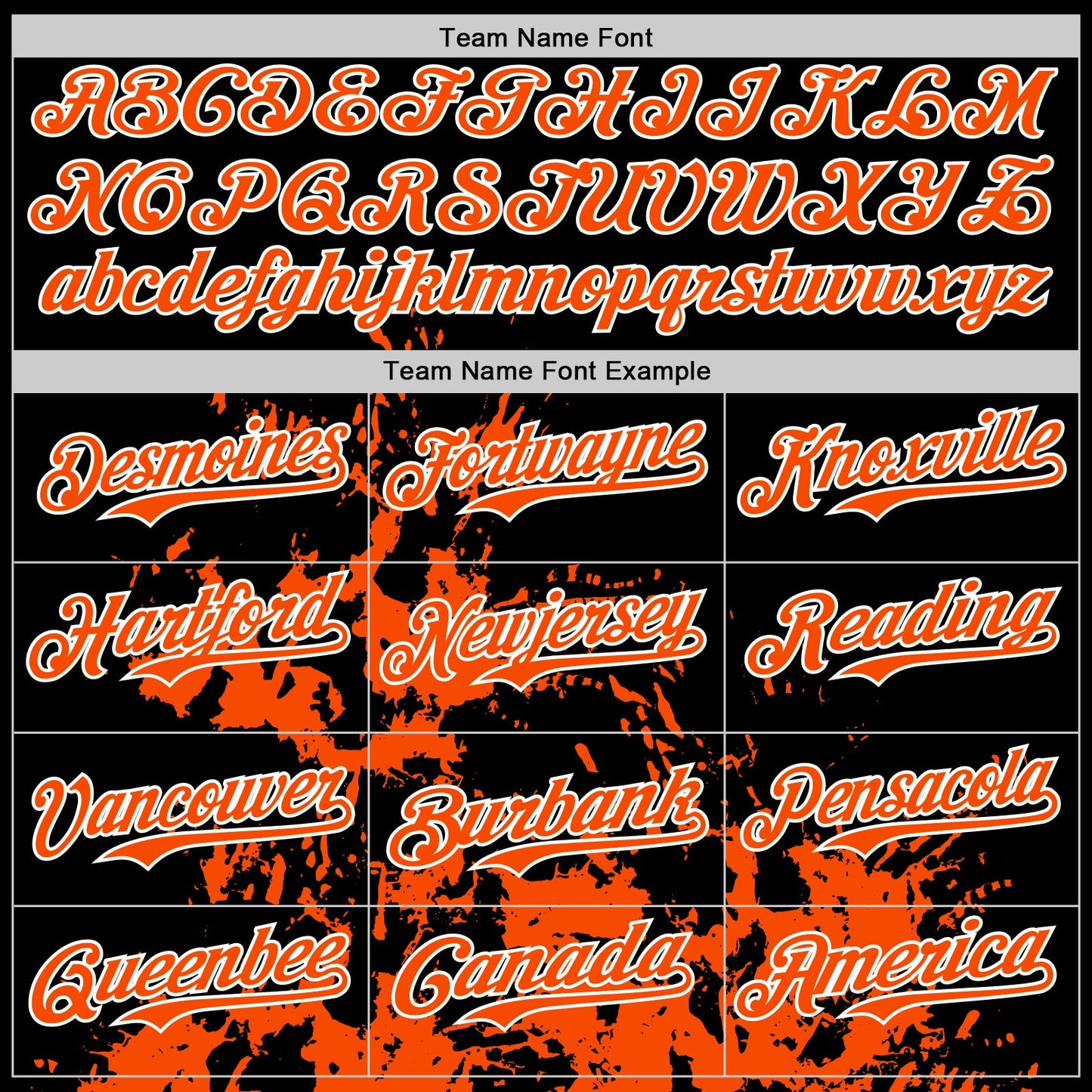 Custom Black Orange-White Splash Art 3D Pattern Design Bomber Full-Snap Varsity Letterman Hoodie Jacket view 5