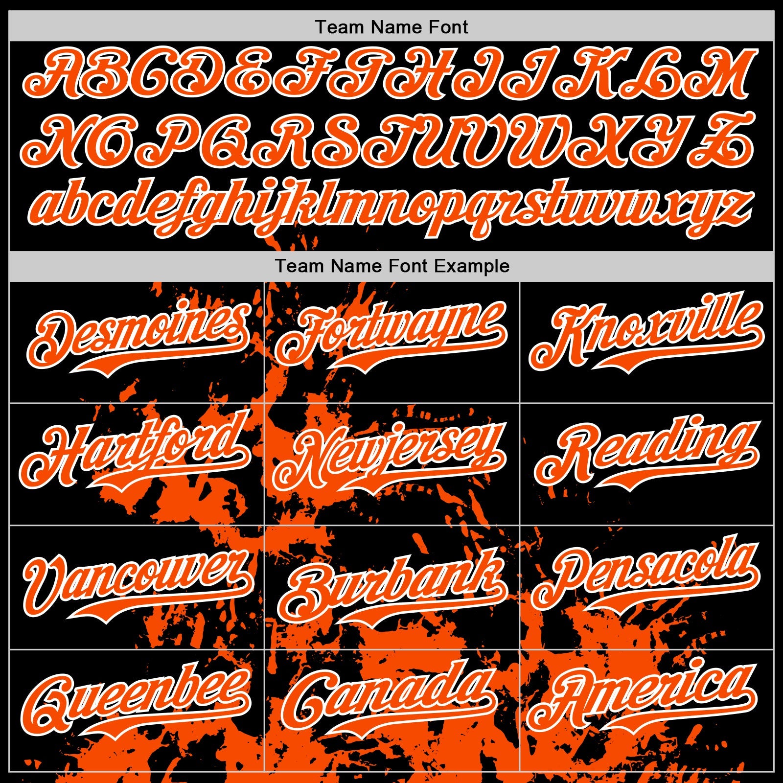 Custom Black Orange-White Splash Art 3D Pattern Design Bomber Full-Snap Varsity Letterman Hoodie Jacket view 5