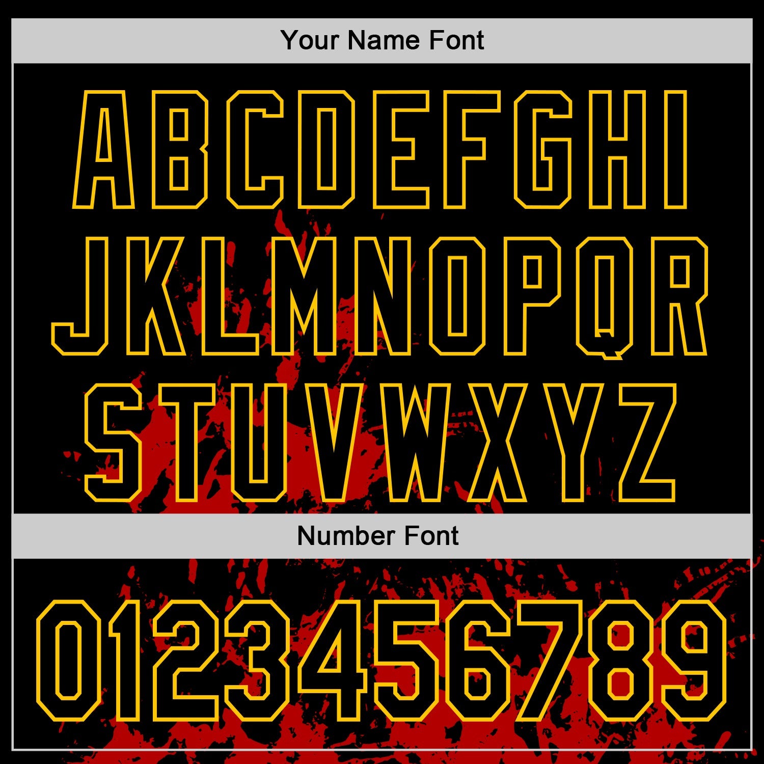 Custom Black Red-Yellow Splash Art 3D Pattern Design Bomber Full-Snap Varsity Letterman Hoodie Jacket view 6