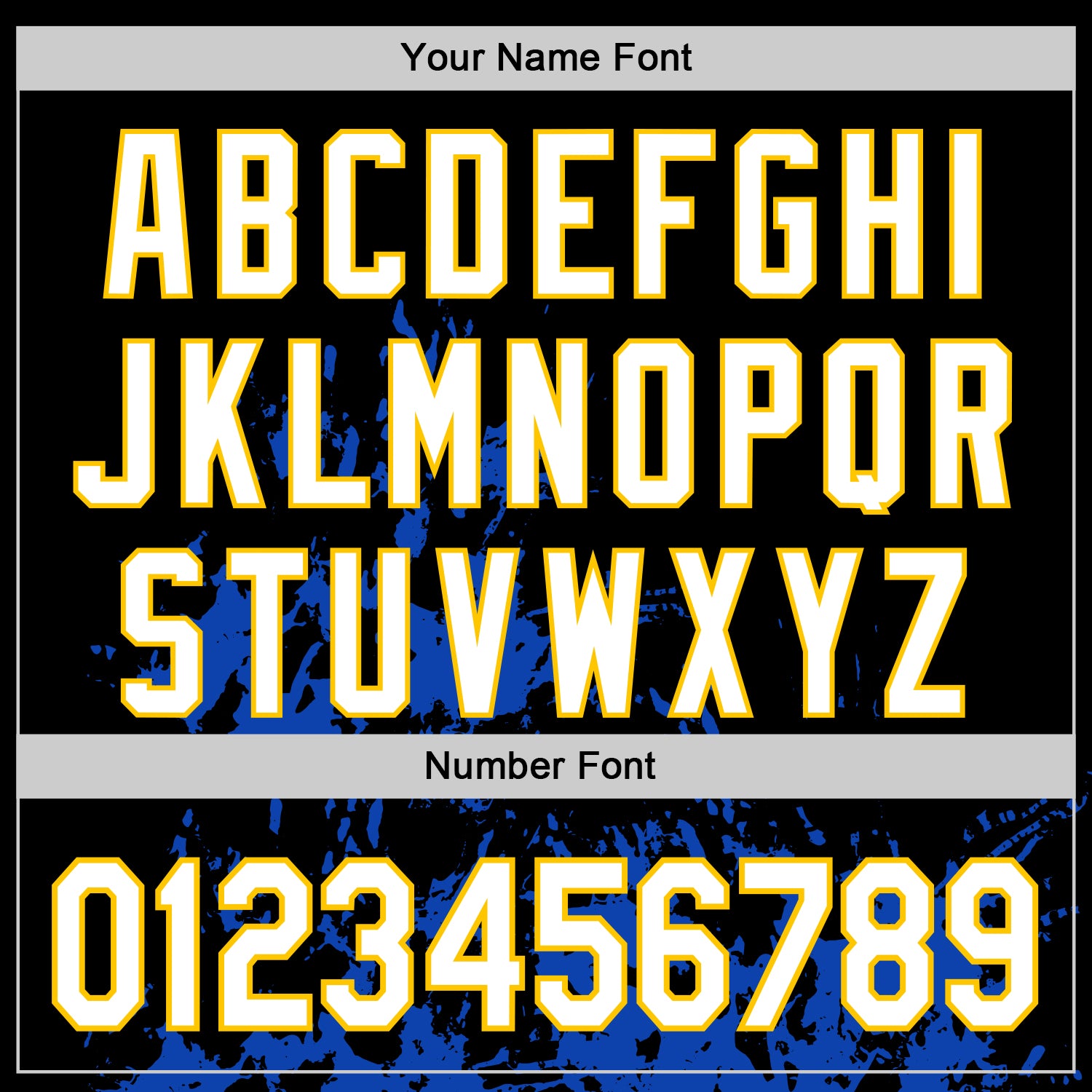 Custom Black White Thunder Blue Yellow-Royal Splash Art 3D Pattern Design Bomber Full-Snap Varsity Letterman Hoodie Jacket view 6