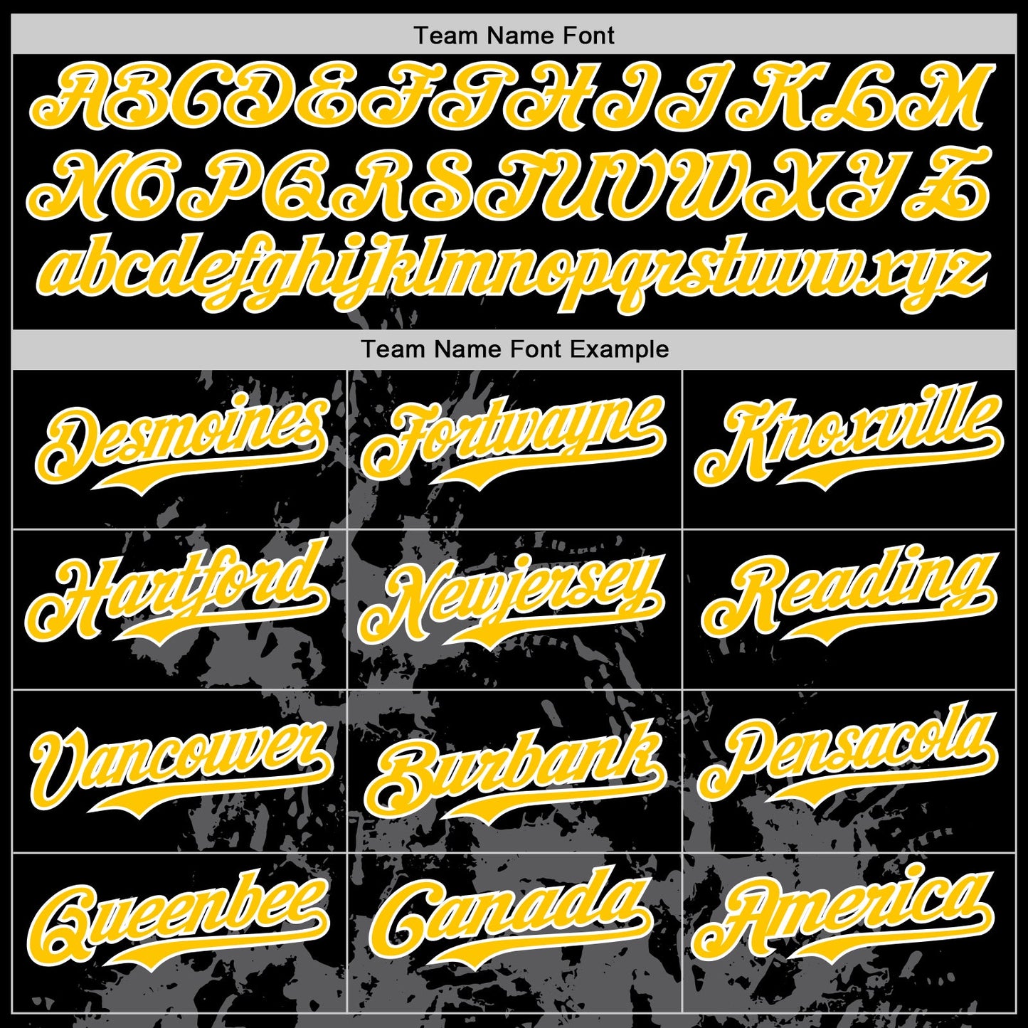 Custom Black Yellow Steel Gray-White Splash Art 3D Pattern Design Bomber Full-Snap Varsity Letterman Hoodie Jacket view 5