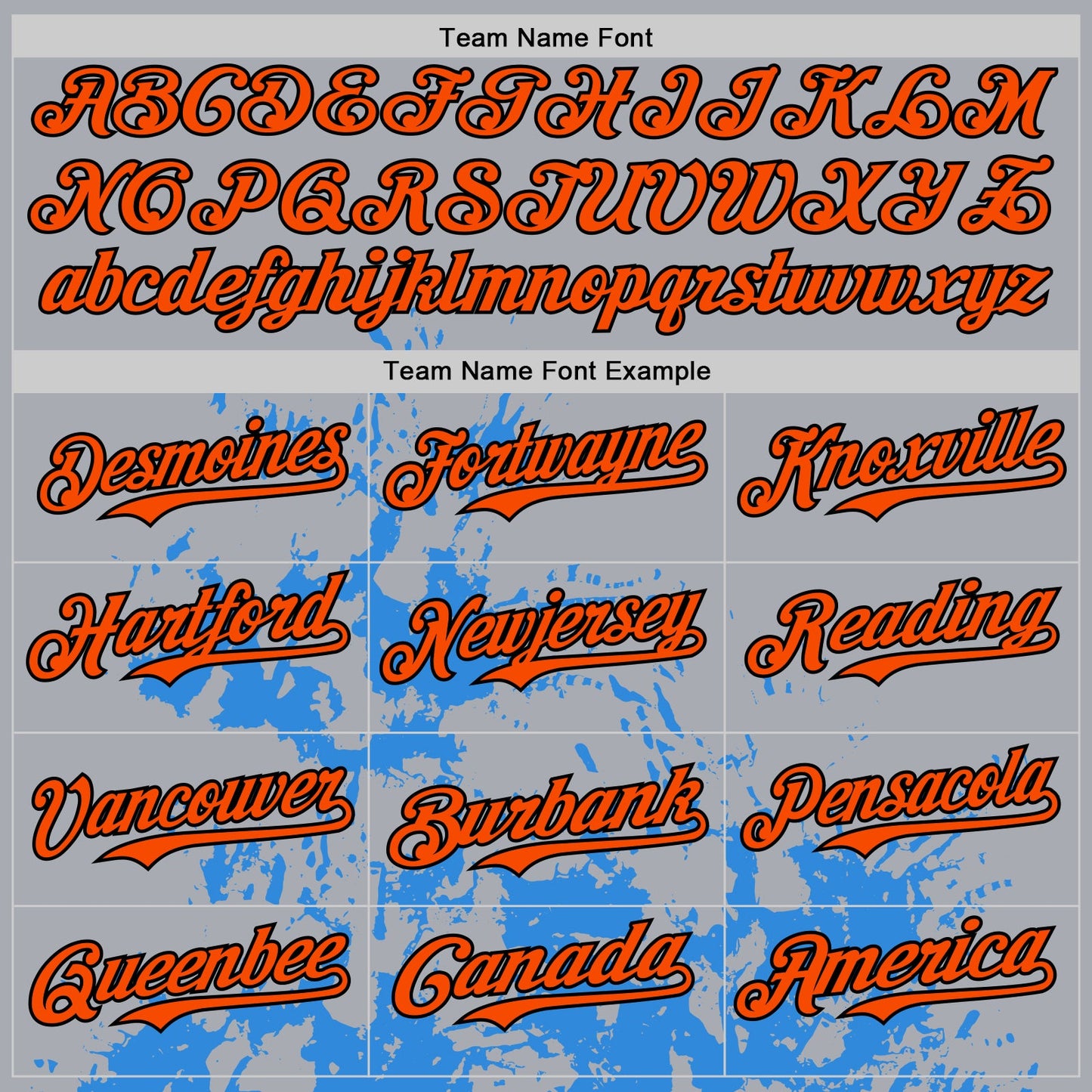 Custom Gray Orange Powder Blue-Black Splash Art 3D Pattern Design Bomber Full-Snap Varsity Letterman Hoodie Jacket view 5