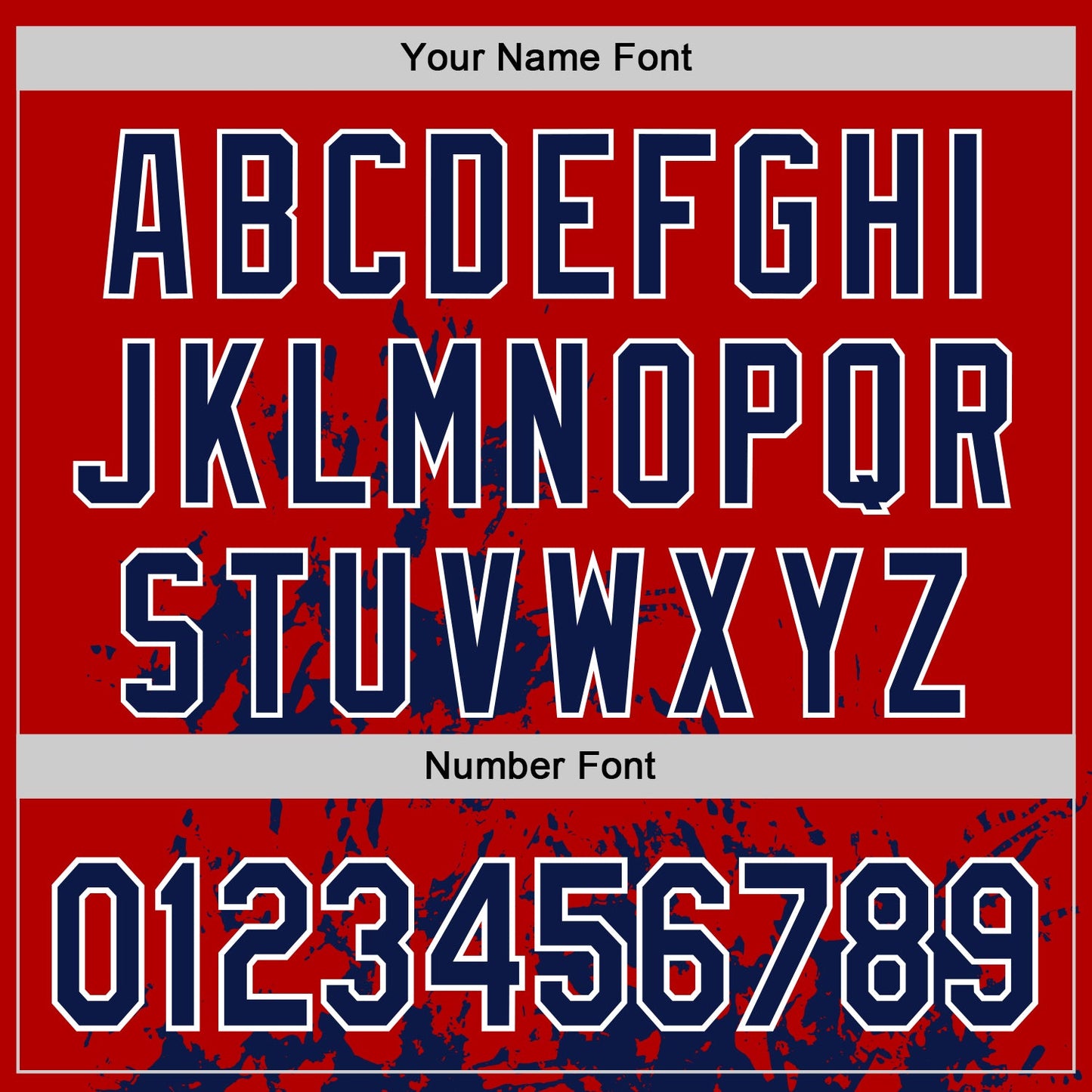 Custom Red Navy-White Splash Art 3D Pattern Design Bomber Full-Snap Varsity Letterman Hoodie Jacket view 6