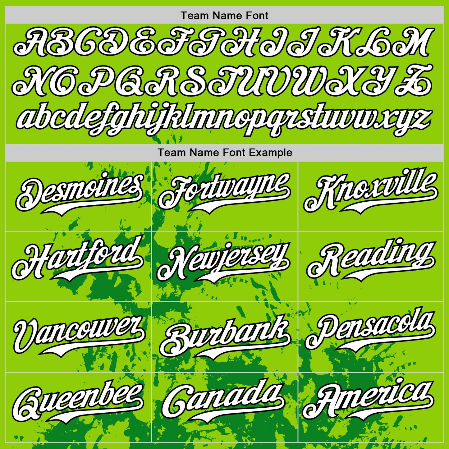 Custom Neon Green Black Grass Green-White Splash Art 3D Pattern Design Bomber Full-Snap Varsity Letterman Hoodie Jacket view 5