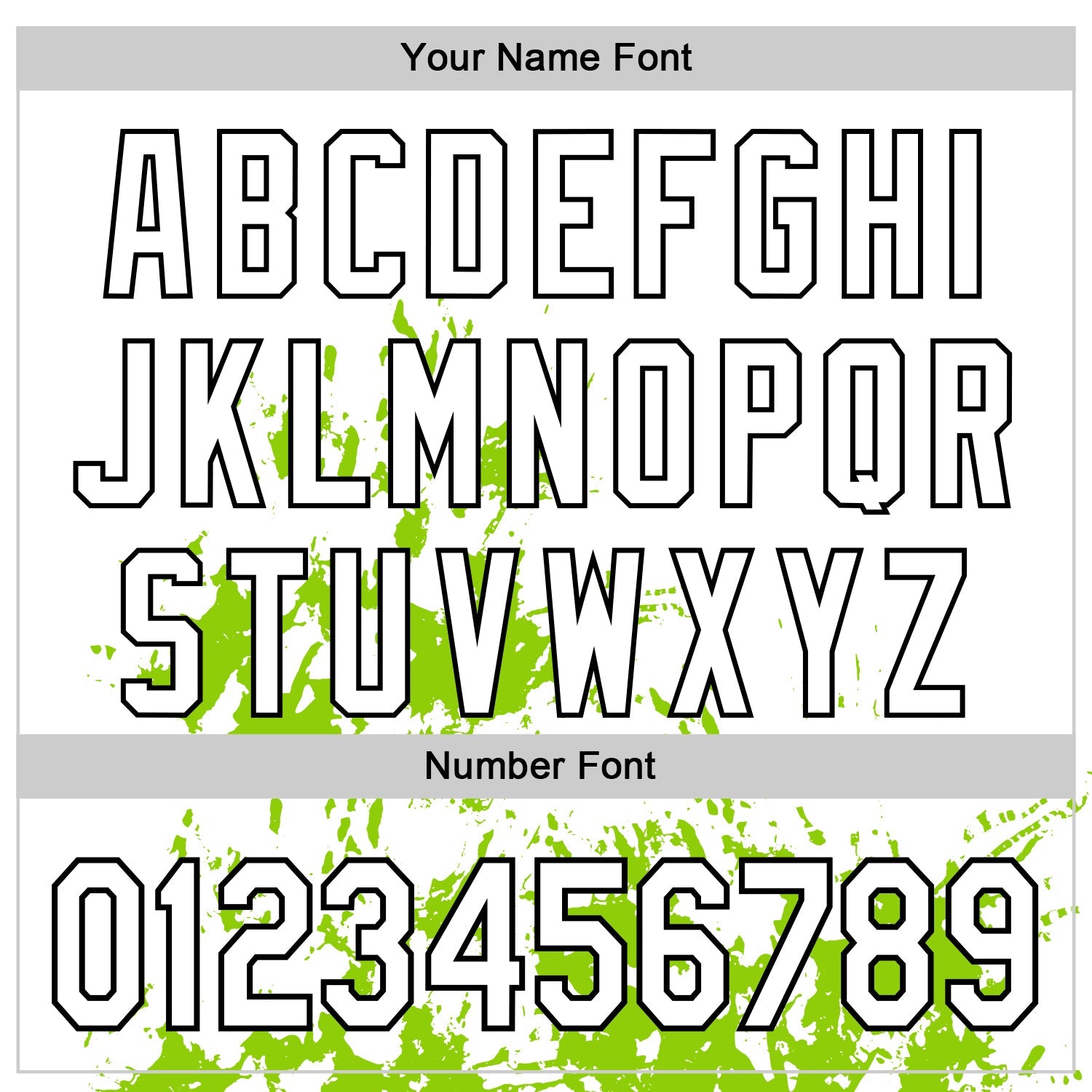 Custom White Neon Green-Black Splash Art 3D Pattern Design Bomber Full-Snap Varsity Letterman Hoodie Jacket view 6