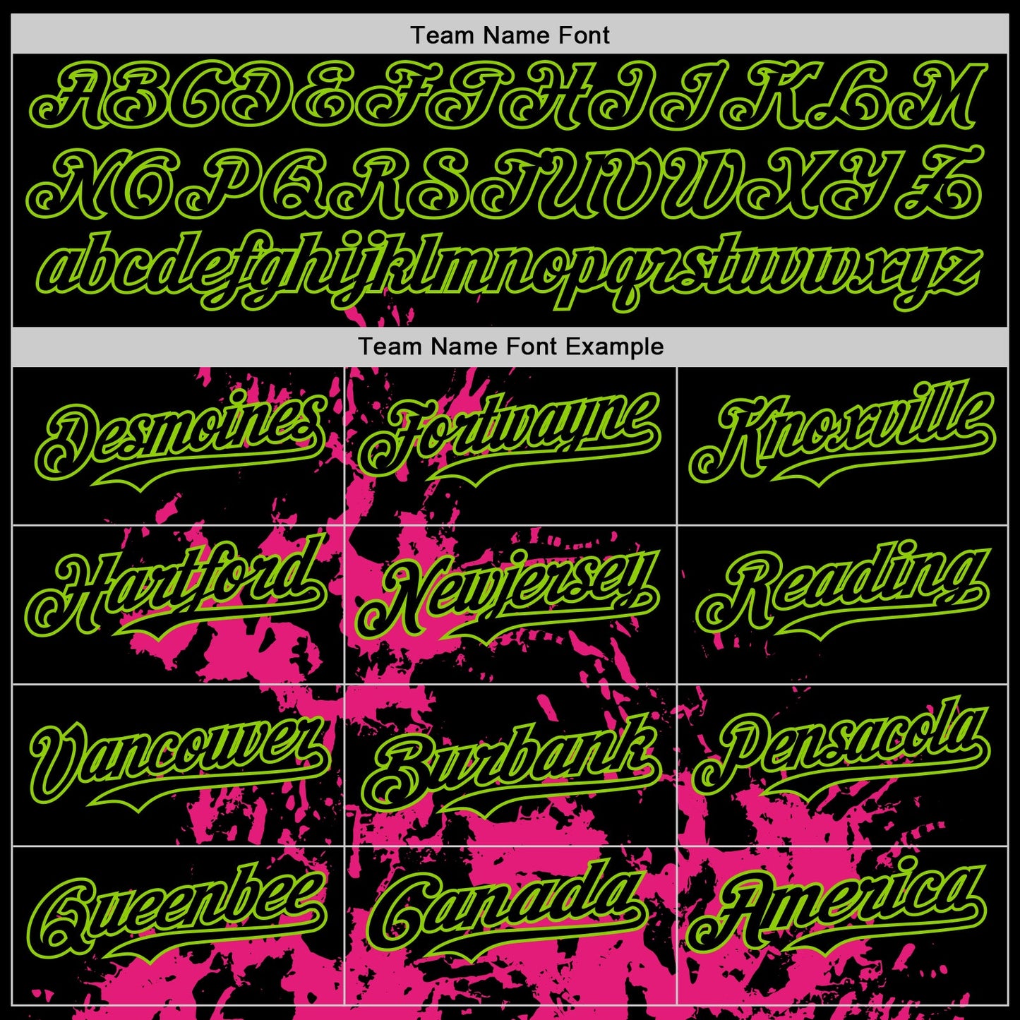 Custom Black Hot Pink Neon Green-White Splash Art 3D Pattern Design Bomber Full-Snap Varsity Letterman Hoodie Jacket view 5