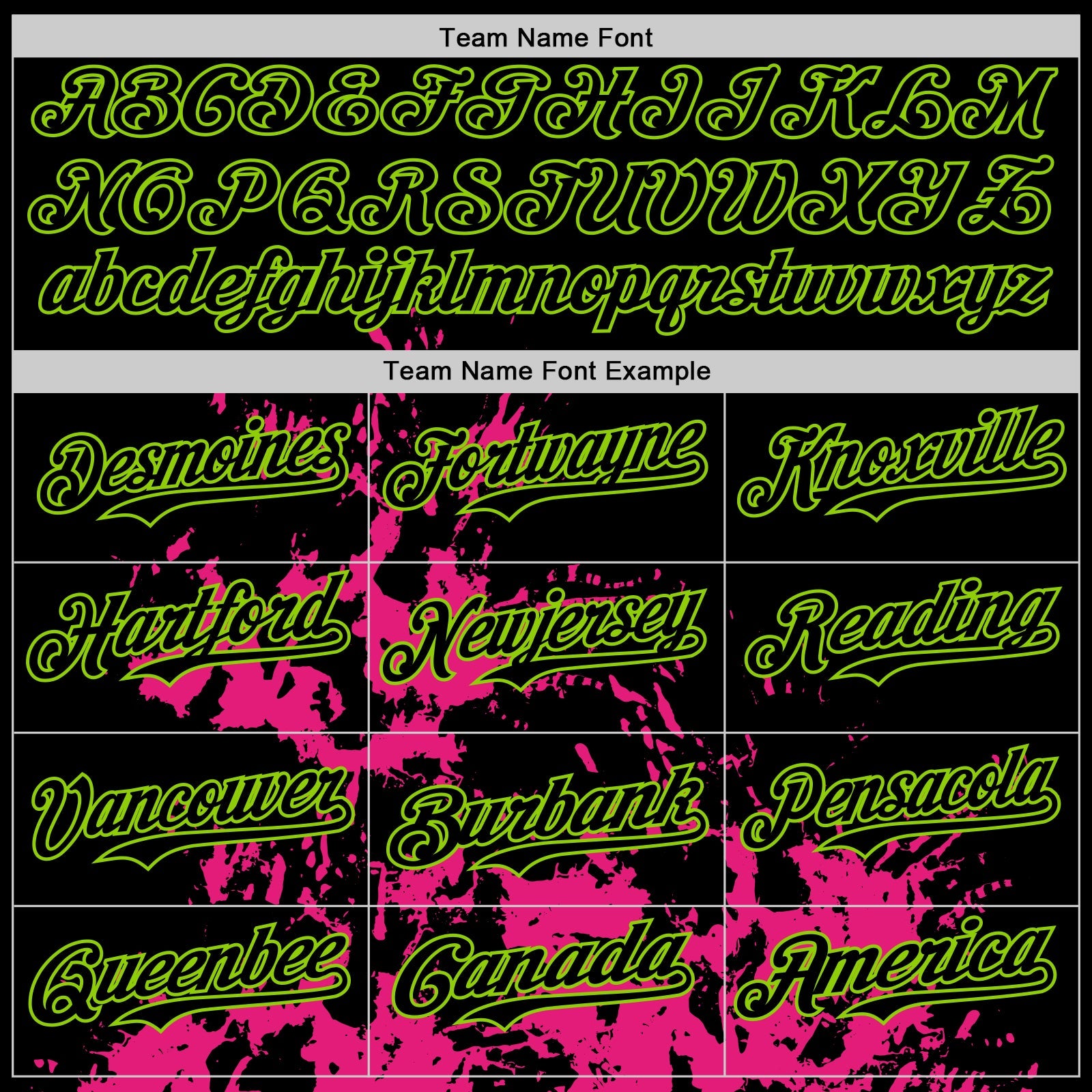 Custom Black Hot Pink Neon Green-White Splash Art 3D Pattern Design Bomber Full-Snap Varsity Letterman Hoodie Jacket view 5
