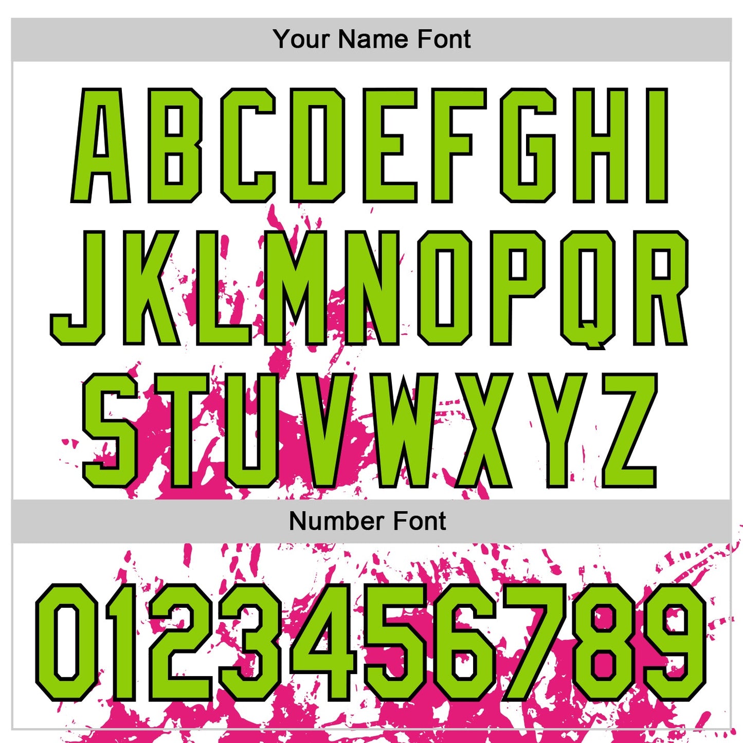 Custom White Neon Green Hot Pink-Black Splash Art 3D Pattern Design Bomber Full-Snap Varsity Letterman Hoodie Jacket view 6