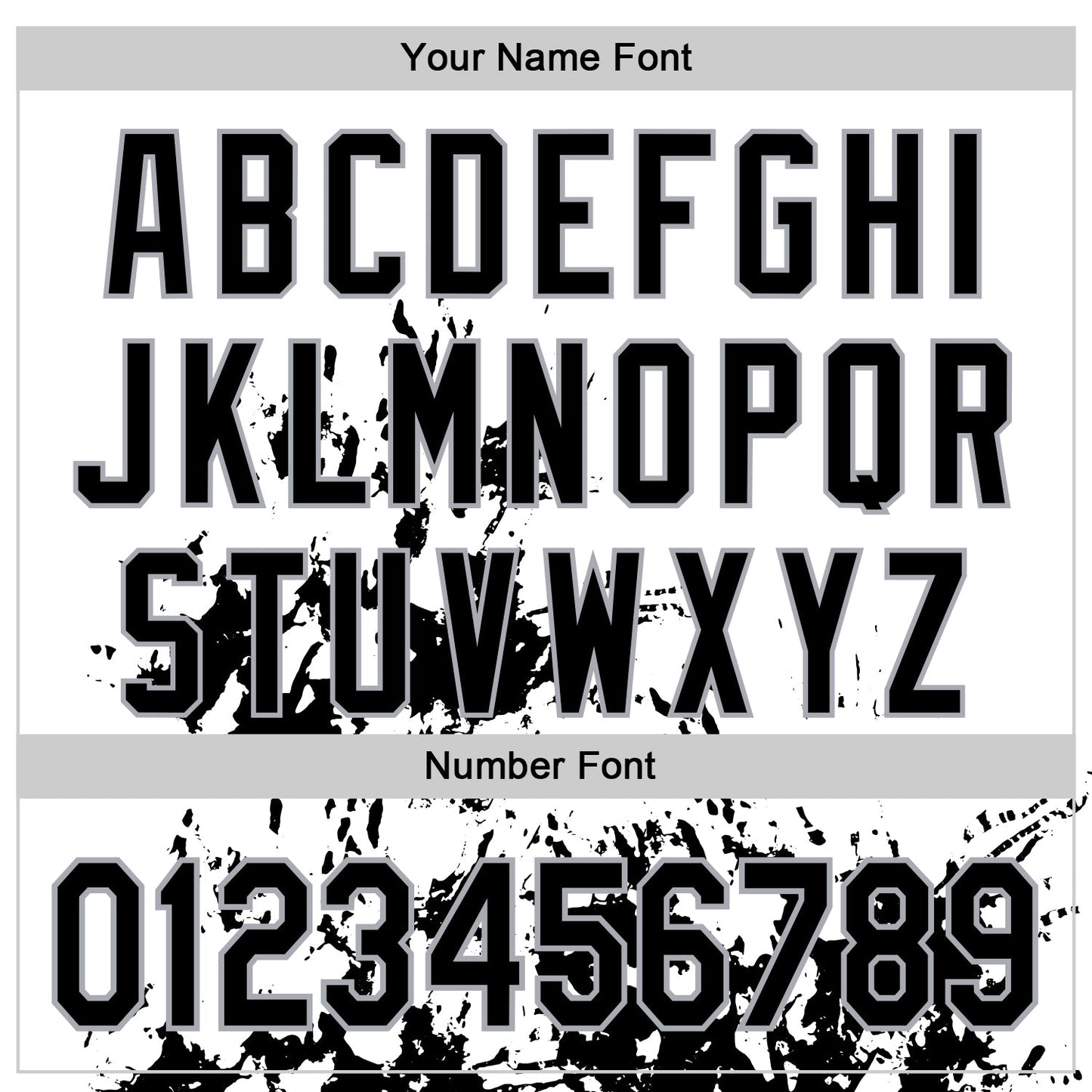Custom White Black-Gray Splash Art 3D Pattern Design Bomber Full-Snap Varsity Letterman Hoodie Jacket view 6