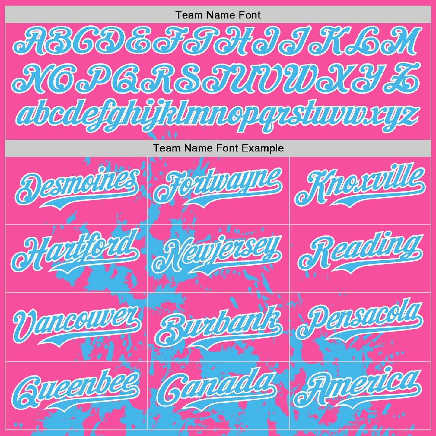 Custom Pink Sky Blue Black-White Splash Art 3D Pattern Design Bomber Full-Snap Varsity Letterman Hoodie Jacket view 5
