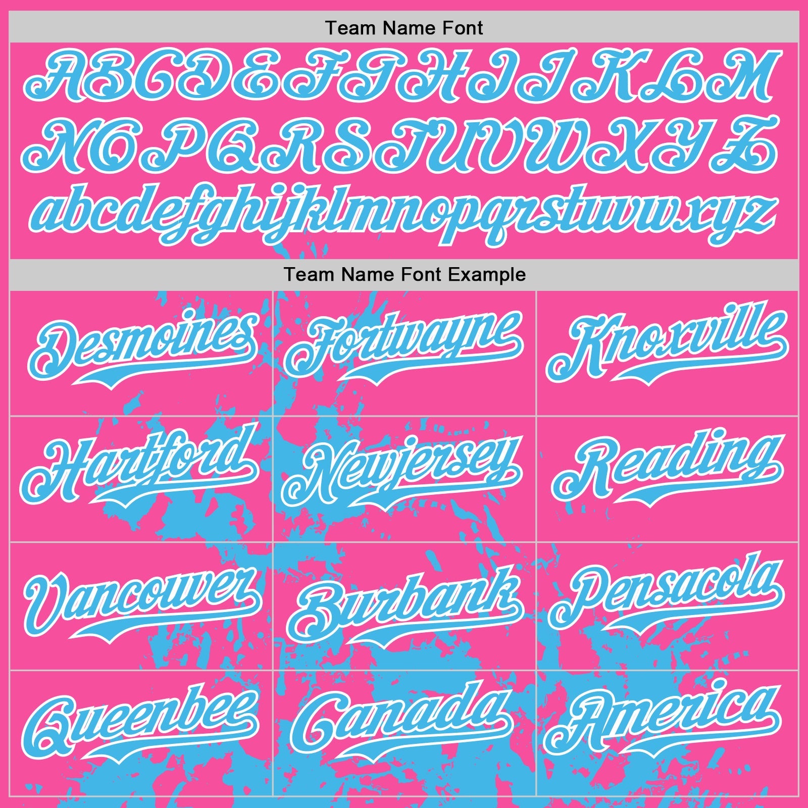 Custom Pink Sky Blue Black-White Splash Art 3D Pattern Design Bomber Full-Snap Varsity Letterman Hoodie Jacket view 5