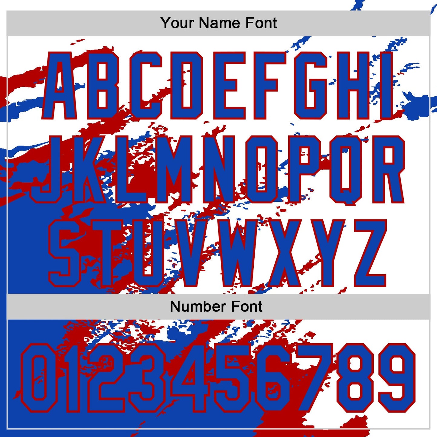 Custom White Thunder Blue-Red Splash Art 3D Pattern Design Bomber Full-Snap Varsity Letterman Hoodie Jacket view 6