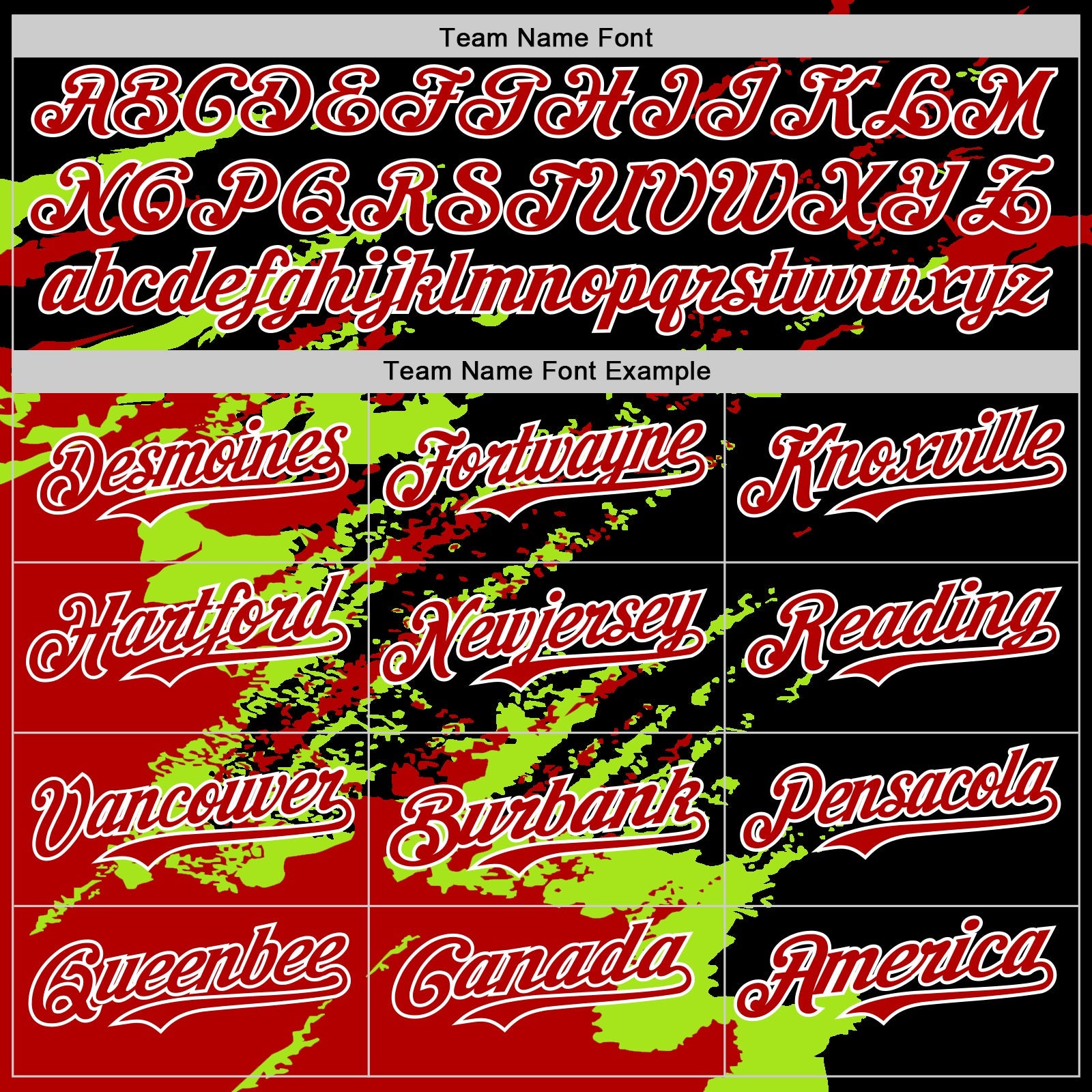 Custom Black Red Neon Green-White Splash Art 3D Pattern Design Bomber Full-Snap Varsity Letterman Hoodie Jacket view 5
