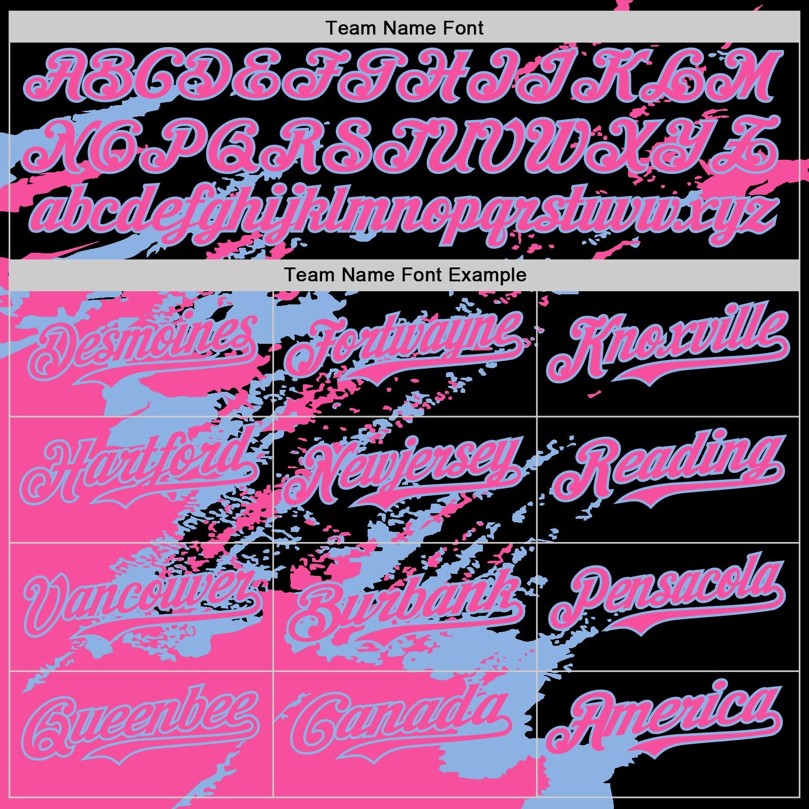 Custom Black Pink-Light Blue Splash Art 3D Pattern Design Bomber Full-Snap Varsity Letterman Hoodie Jacket view 5