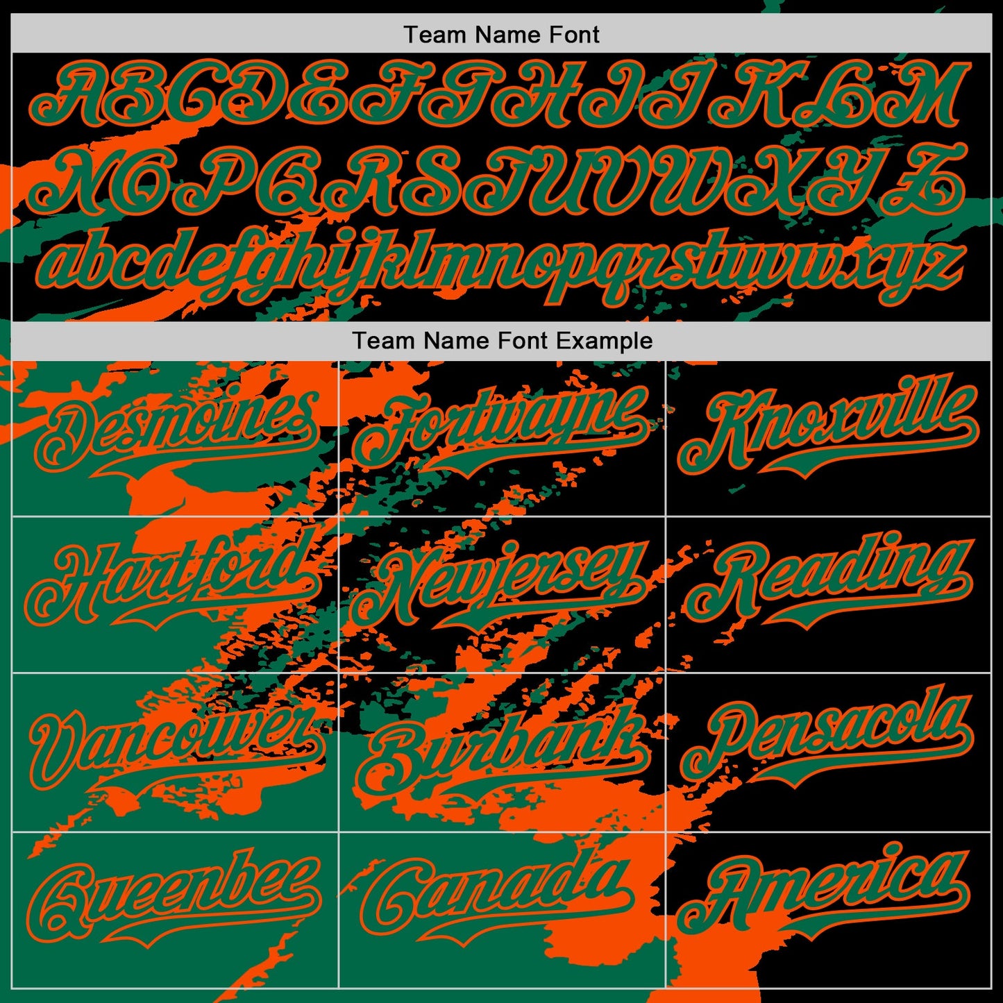 Custom Black Kelly Green-Orange Splash Art 3D Pattern Design Bomber Full-Snap Varsity Letterman Hoodie Jacket view 5