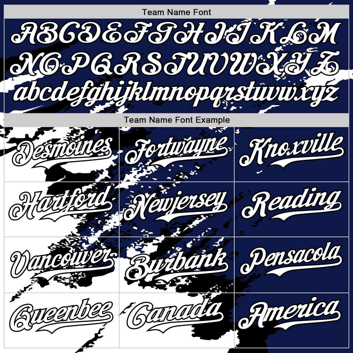 Custom Royal White-Black Splash Art 3D Pattern Design Bomber Full-Snap Varsity Letterman Hoodie Jacket view 5