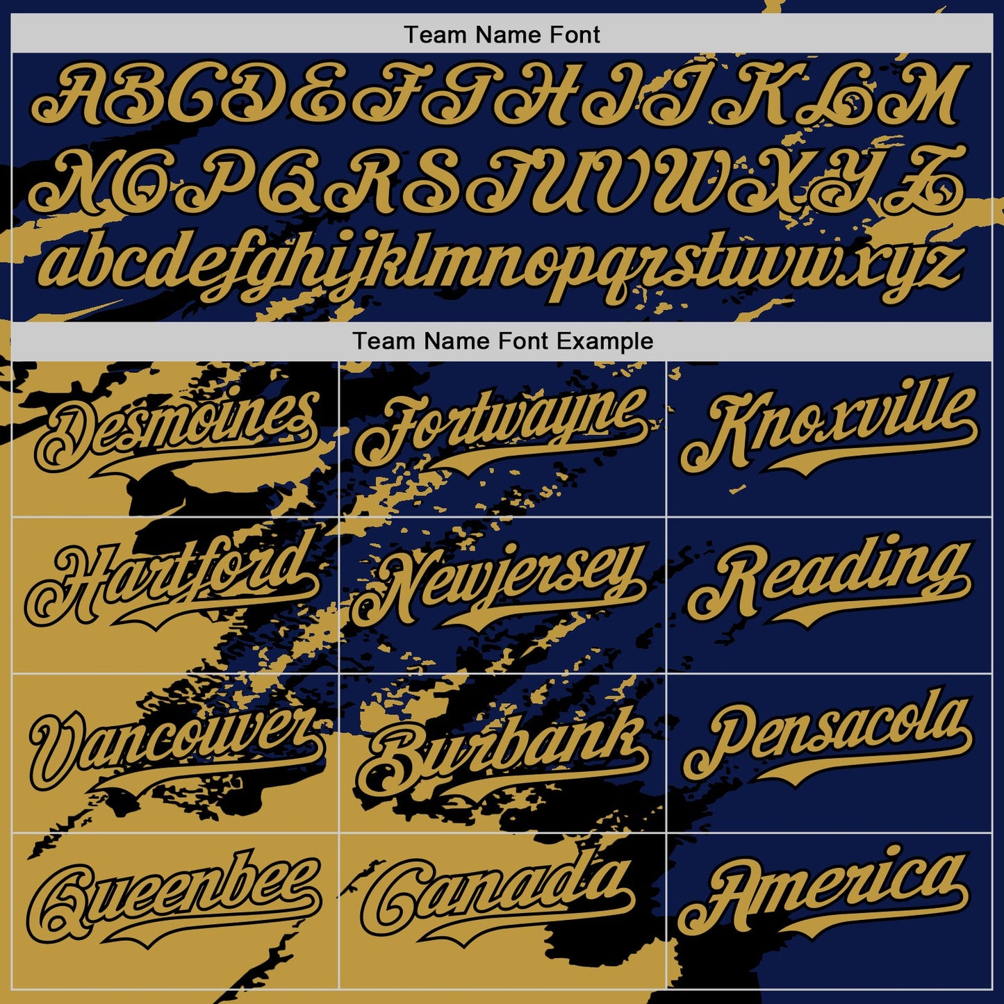 Custom Royal Old Gold-Black Splash Art 3D Pattern Design Bomber Full-Snap Varsity Letterman Hoodie Jacket view 5