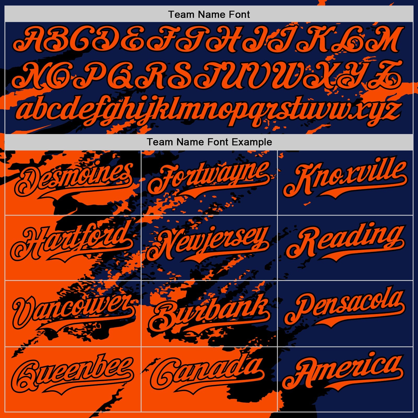 Custom Royal Orange-Black Splash Art 3D Pattern Design Bomber Full-Snap Varsity Letterman Hoodie Jacket view 5