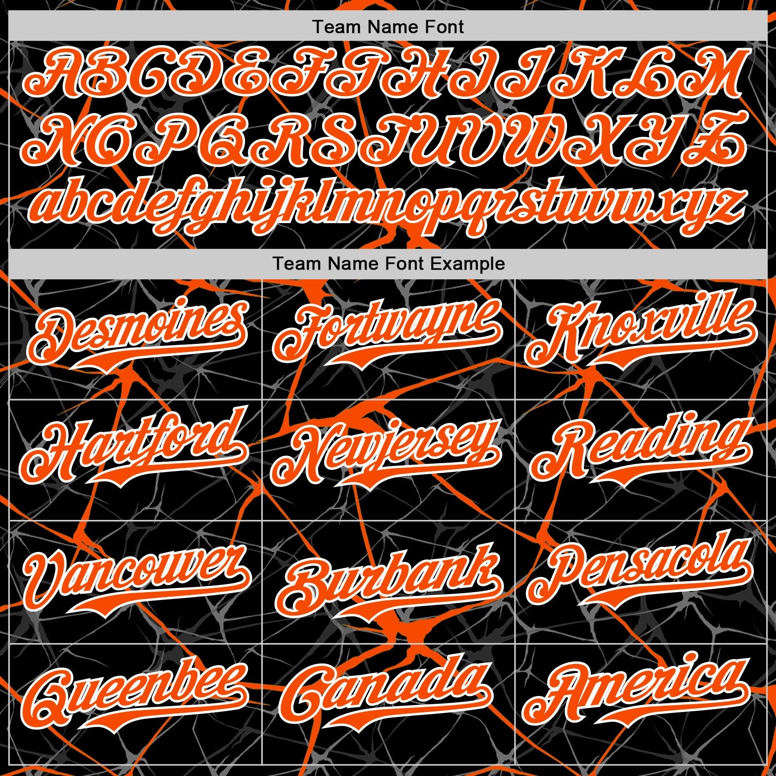Custom Black Orange-White Abstract Network 3D Pattern Design Bomber Full-Snap Varsity Letterman Hoodie Jacket view 5