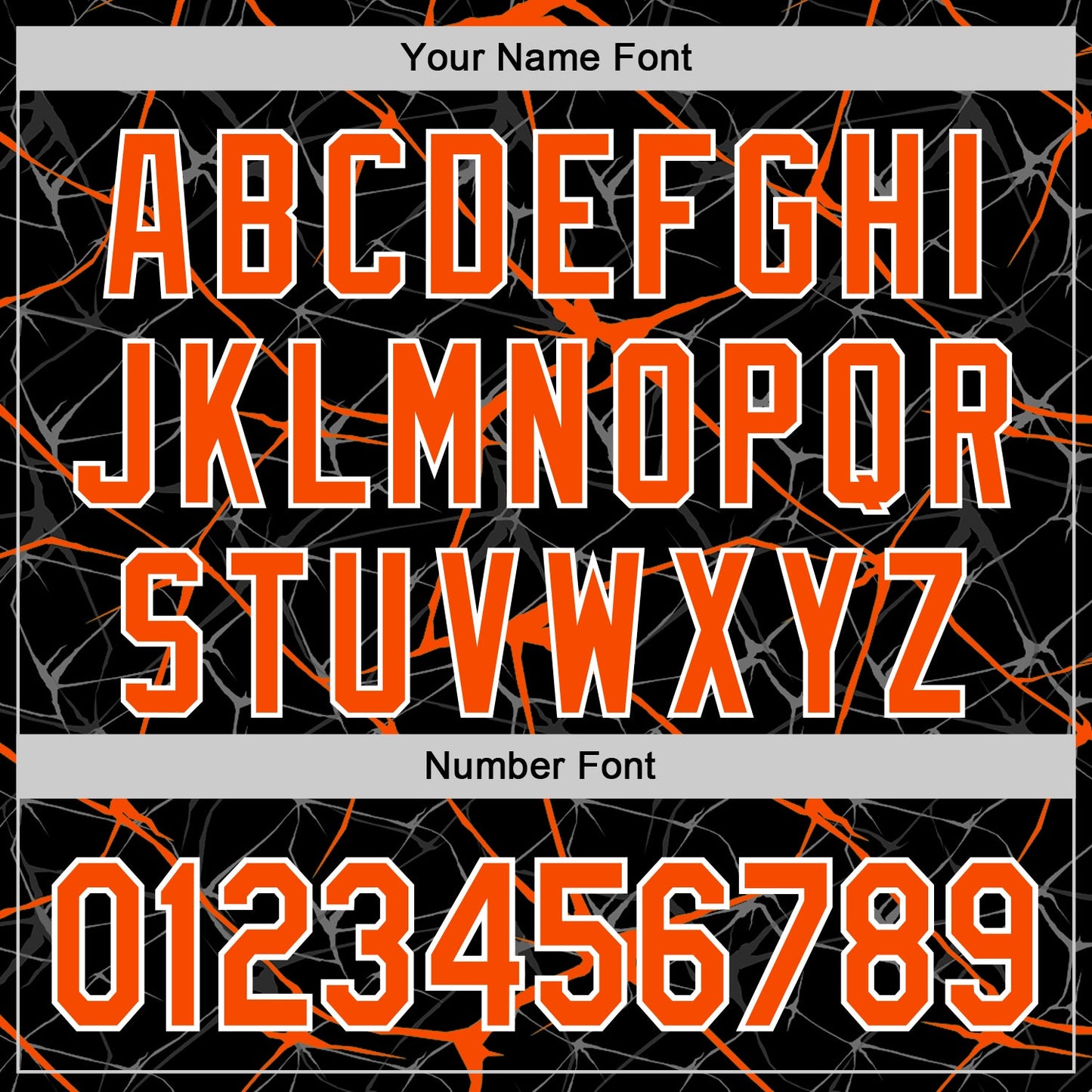 Custom Black Orange-White Abstract Network 3D Pattern Design Bomber Full-Snap Varsity Letterman Hoodie Jacket view 6