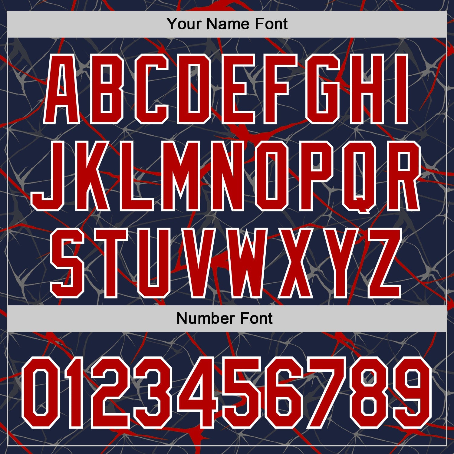 Custom Navy Red-White Abstract Network 3D Pattern Design Bomber Full-Snap Varsity Letterman Hoodie Jacket view 6