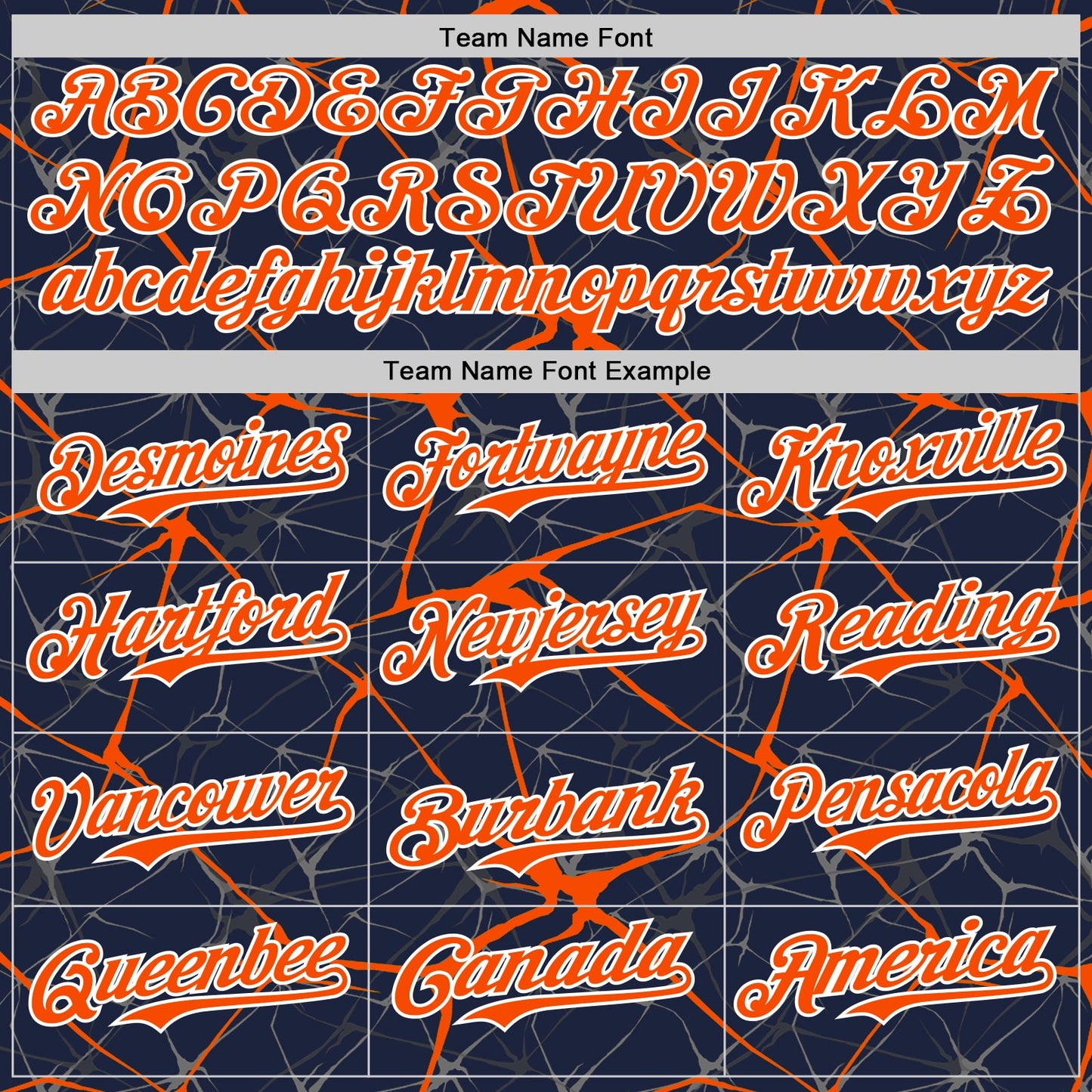 Custom Navy Orange-White Abstract Network 3D Pattern Design Bomber Full-Snap Varsity Letterman Hoodie Jacket view 5