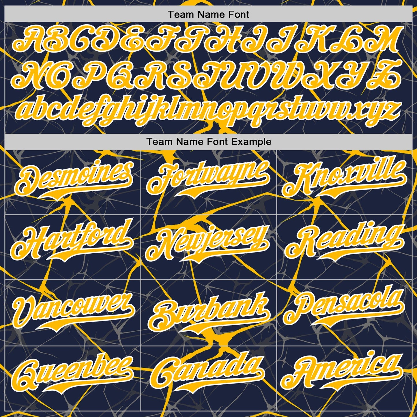 Custom Navy Gold-White Abstract Network 3D Pattern Design Bomber Full-Snap Varsity Letterman Hoodie Jacket view 5