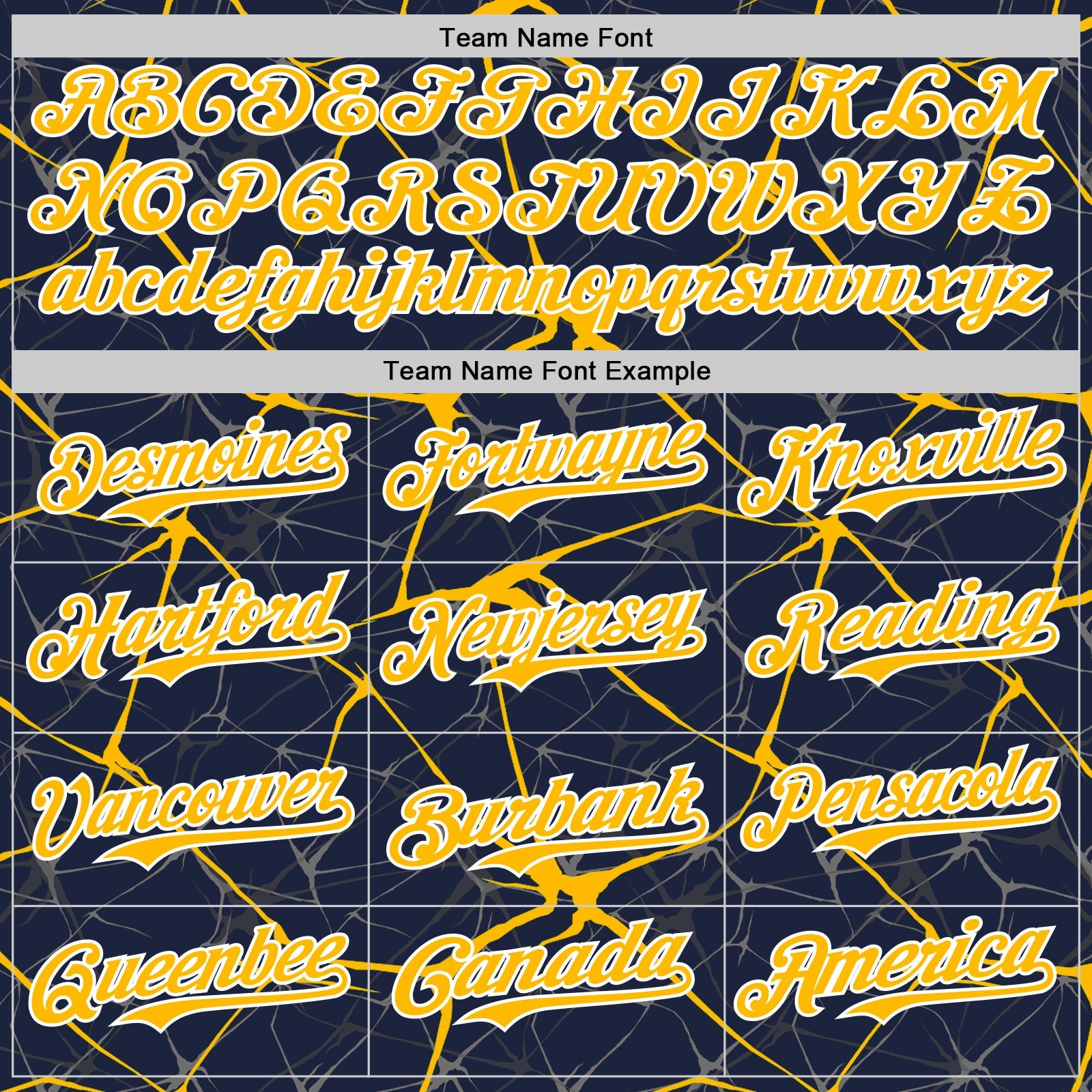 Custom Navy Gold-White Abstract Network 3D Pattern Design Bomber Full-Snap Varsity Letterman Hoodie Jacket view 5