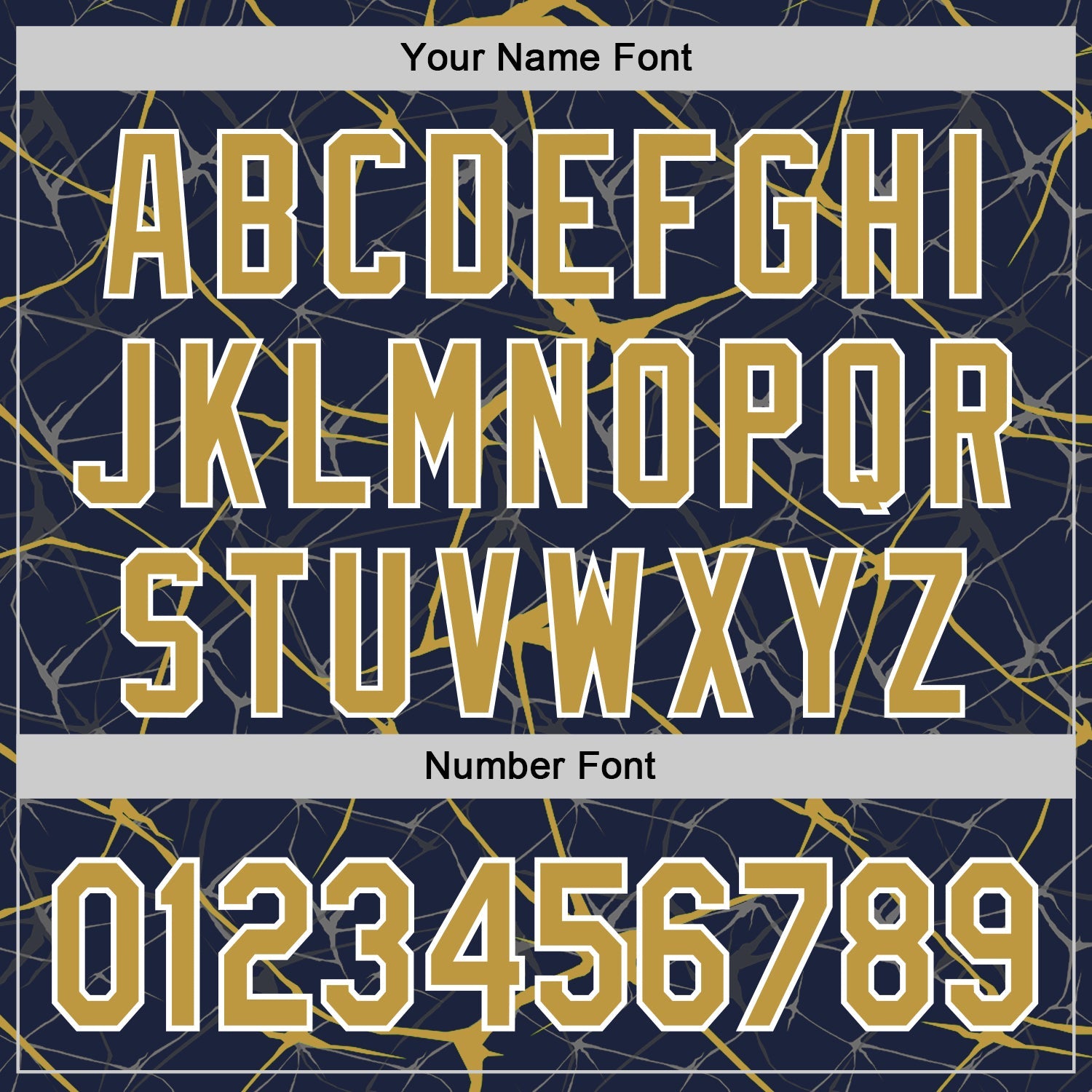 Custom Navy Old Gold-White Abstract Network 3D Pattern Design Bomber Full-Snap Varsity Letterman Hoodie Jacket view 6
