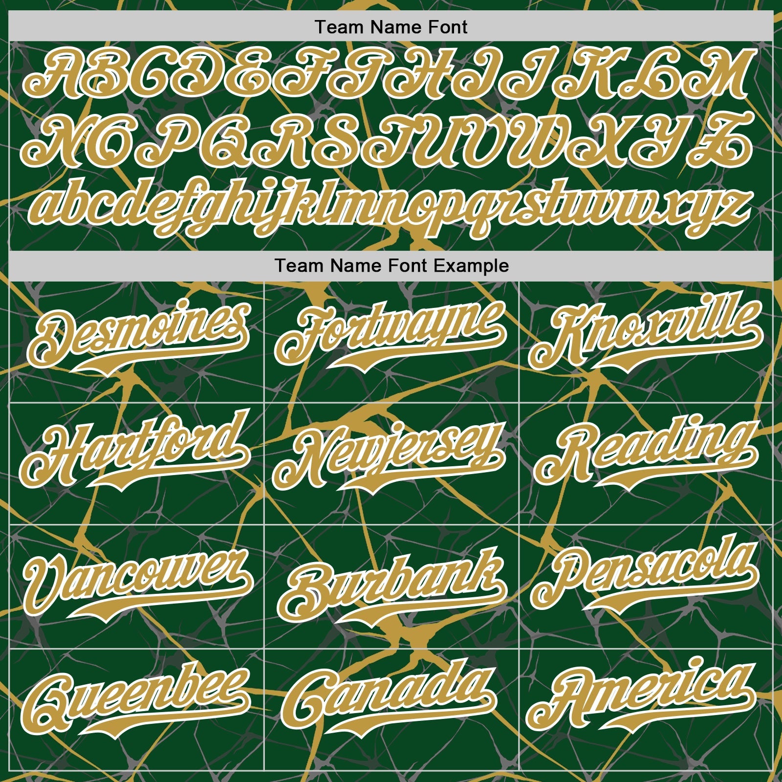 Custom Green Old Gold-White Abstract Network 3D Pattern Design Bomber Full-Snap Varsity Letterman Hoodie Jacket view 5