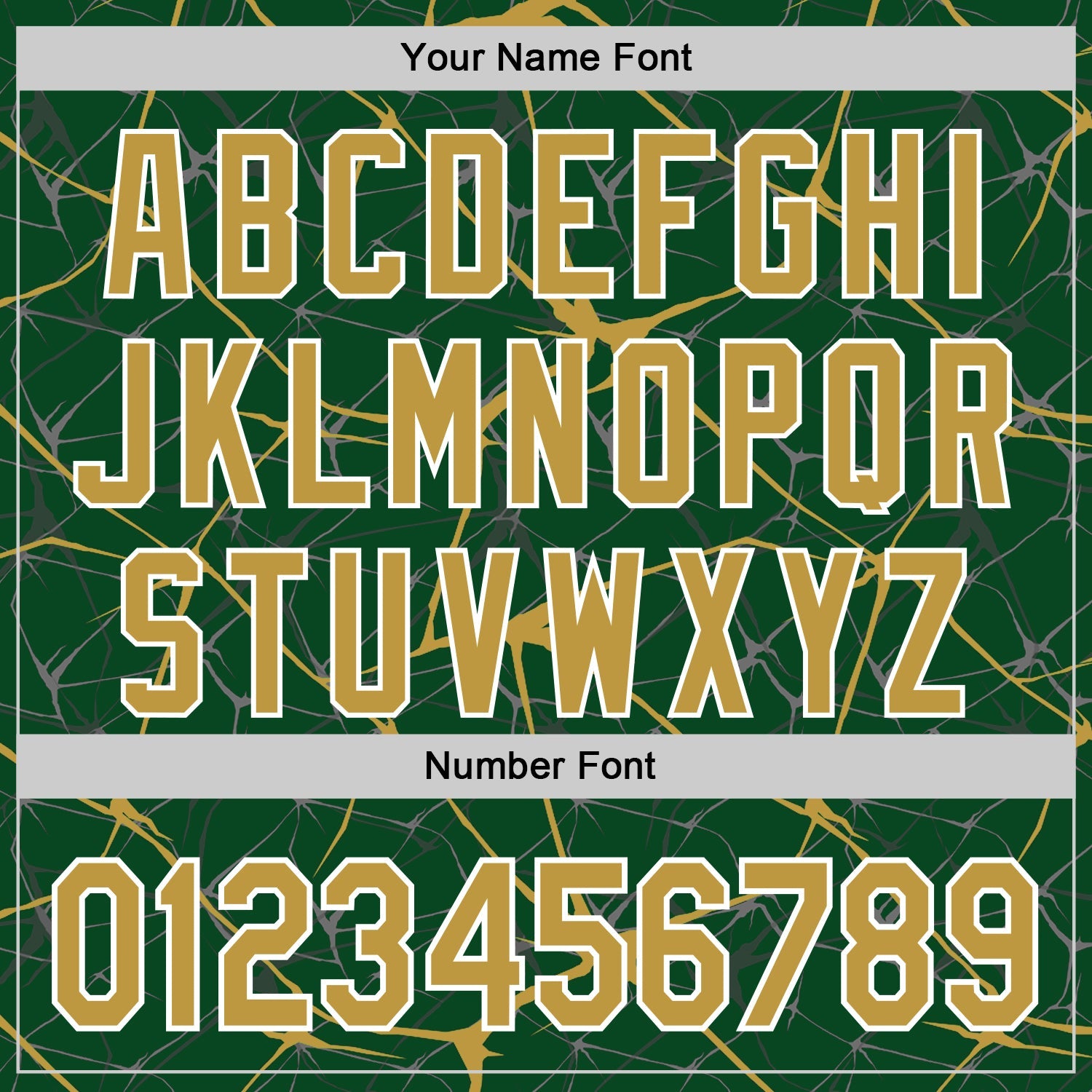 Custom Green Old Gold-White Abstract Network 3D Pattern Design Bomber Full-Snap Varsity Letterman Hoodie Jacket view 6
