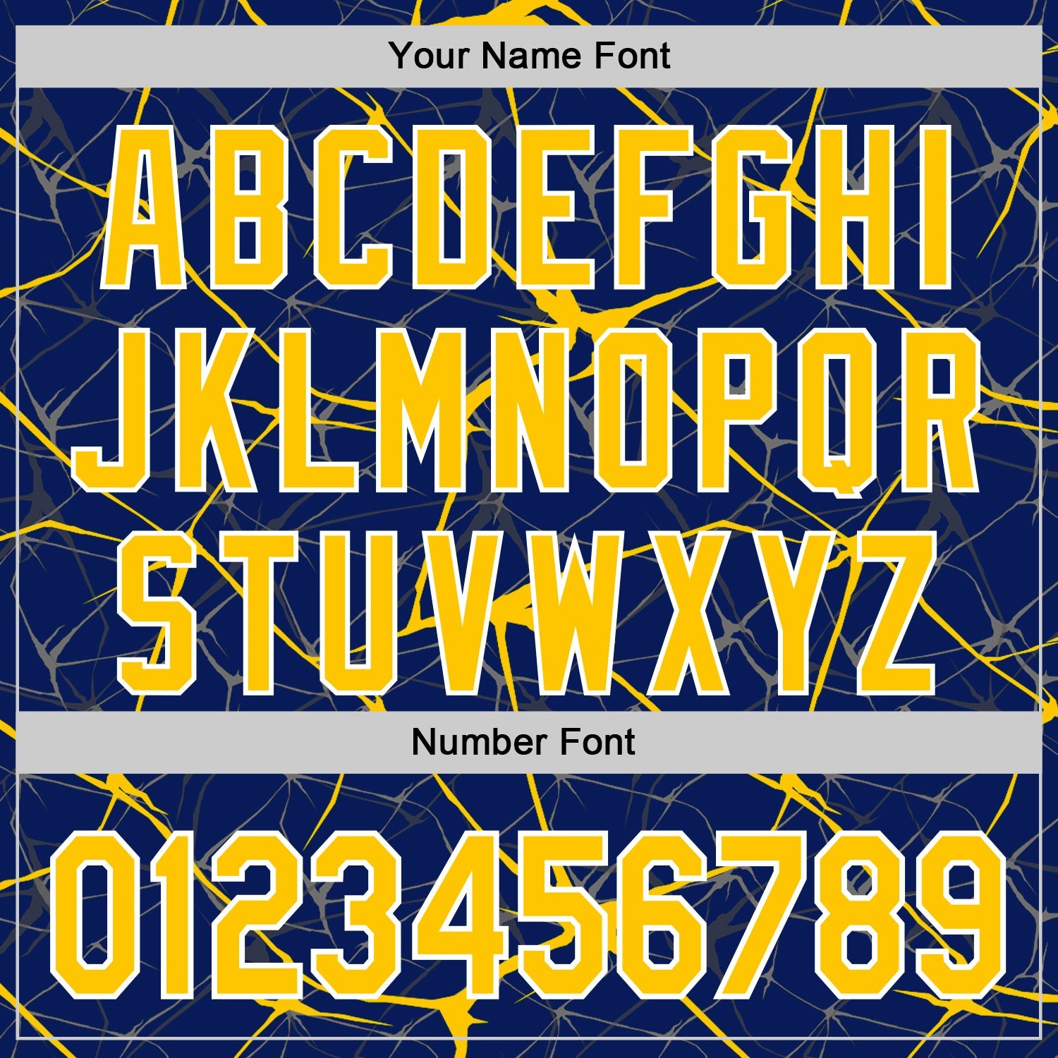 Custom Royal Yellow-White Abstract Network 3D Pattern Design Bomber Full-Snap Varsity Letterman Hoodie Jacket view 6