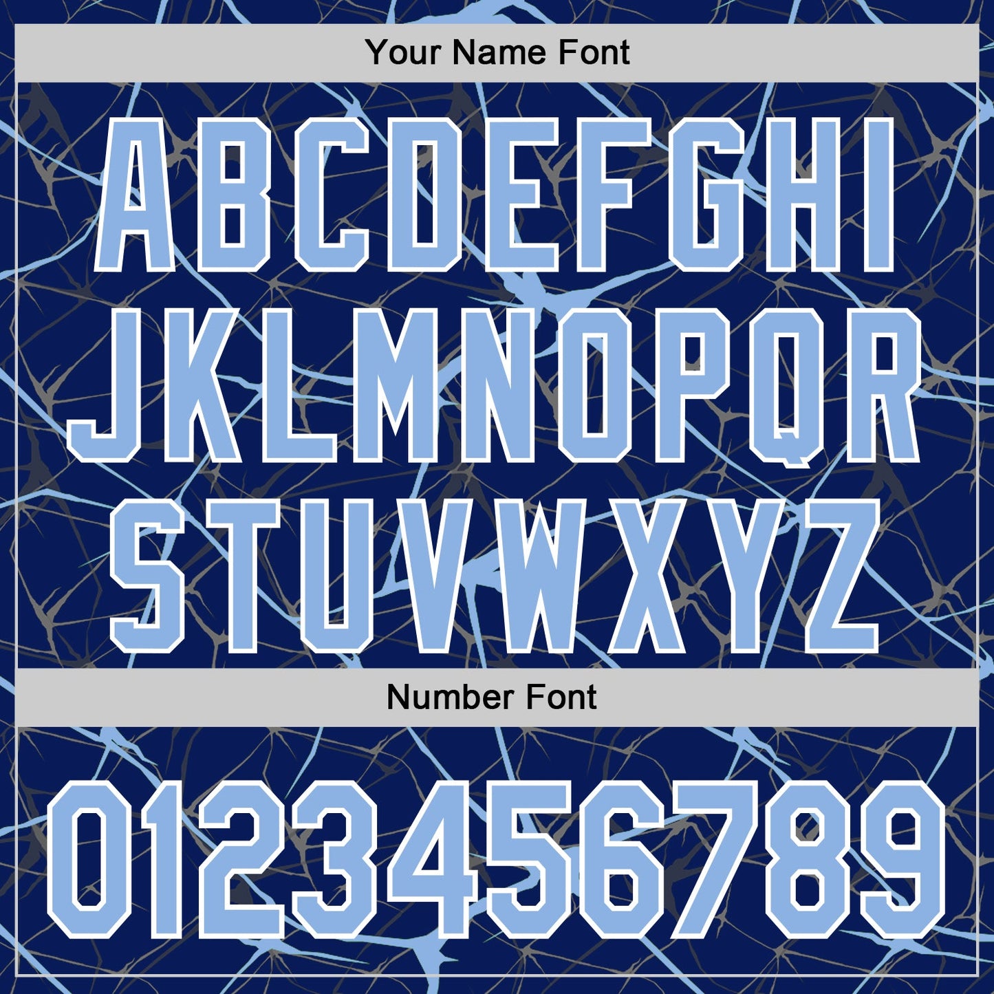 Custom Royal Light Blue-White Abstract Network 3D Pattern Design Bomber Full-Snap Varsity Letterman Hoodie Jacket view 6