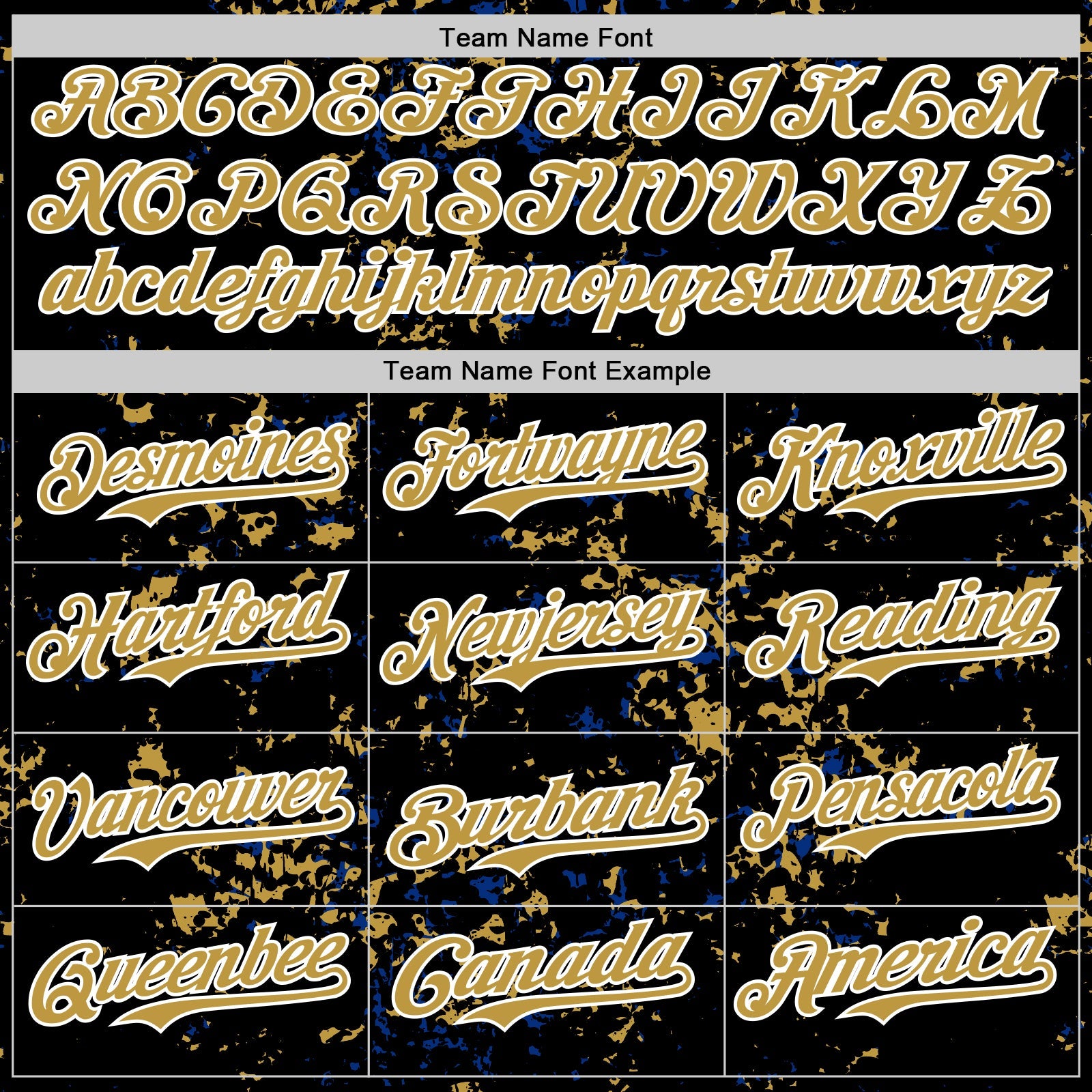 Custom Black Old Gold Royal-White Fragment Pattern Bomber Full-Snap Varsity Letterman Hoodie Jacket view 5