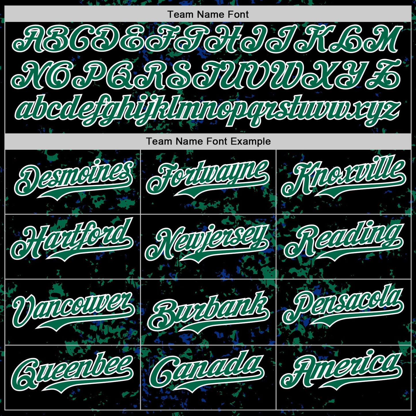 Custom Black Kelly Green Royal-White Fragment Pattern Bomber Full-Snap Varsity Letterman Hoodie Jacket view 5