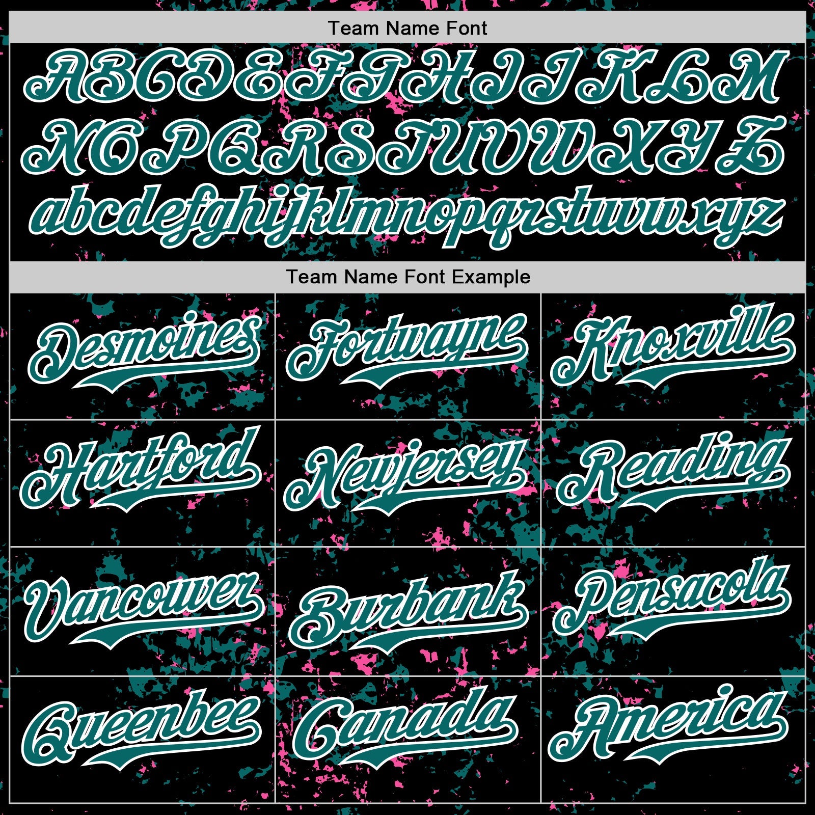 Custom Black Teal Pink-White Fragment Pattern Bomber Full-Snap Varsity Letterman Hoodie Jacket view 5