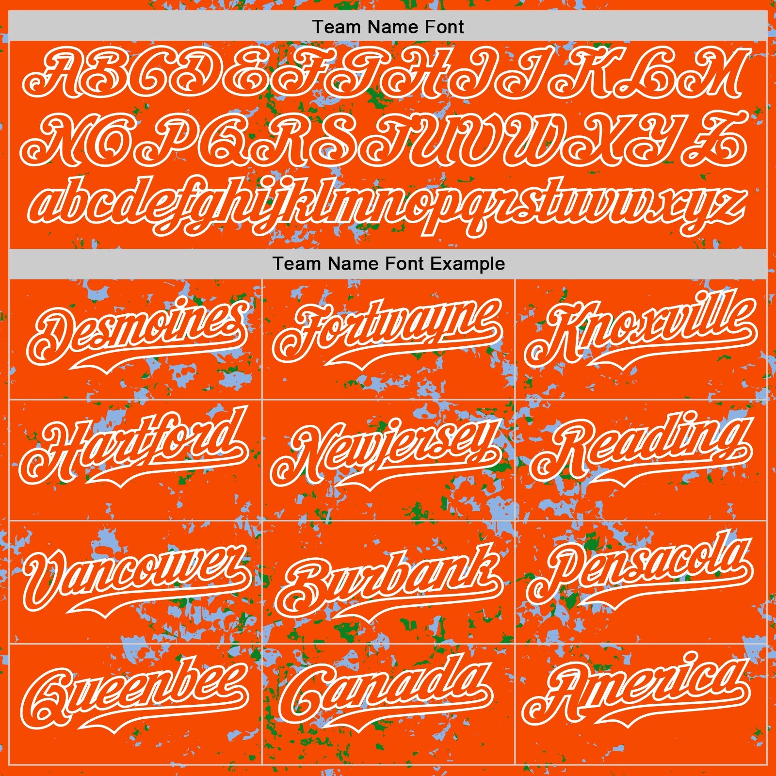 Custom Orange Light Blue Grass Green-White Fragment Pattern Bomber Full-Snap Varsity Letterman Hoodie Jacket view 5