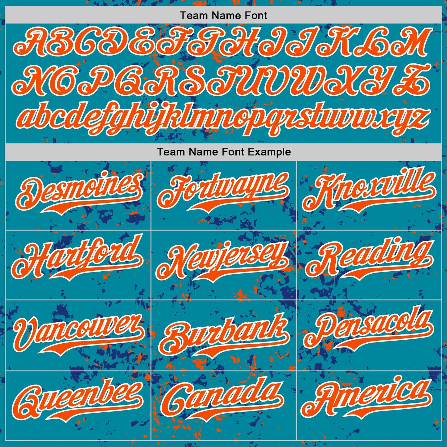 Custom Teal Orange Royal-White Fragment Pattern Bomber Full-Snap Varsity Letterman Hoodie Jacket view 5
