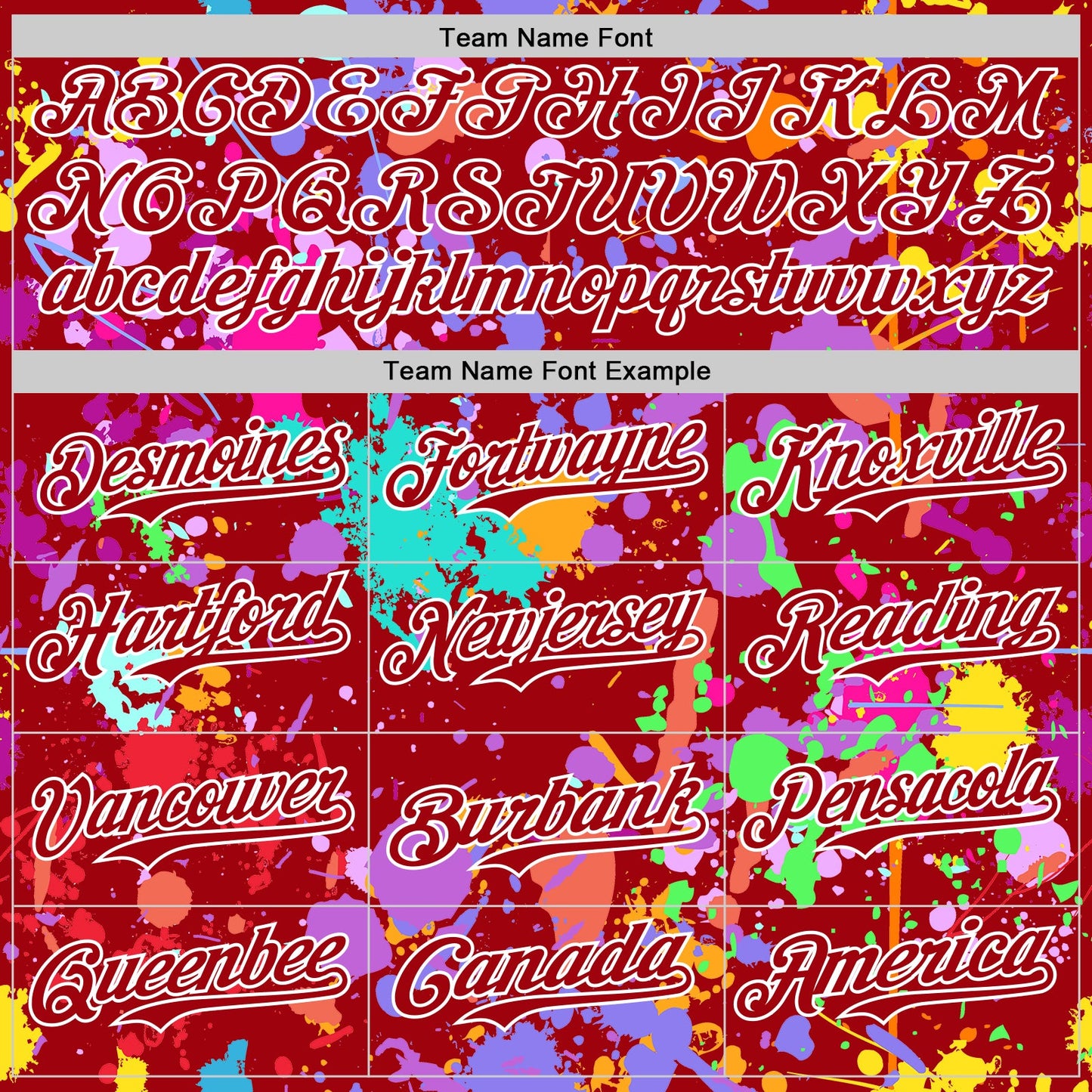 Custom Graffiti Pattern Red-White Splash Bomber Full-Snap Varsity Letterman Hoodie Jacket view 5