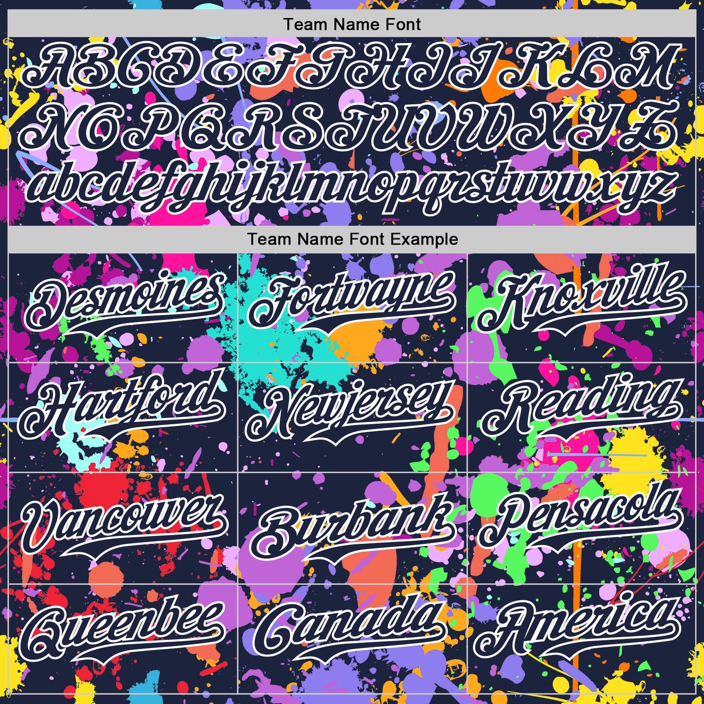Custom Graffiti Pattern Navy-White Splash Bomber Full-Snap Varsity Letterman Hoodie Jacket view 5
