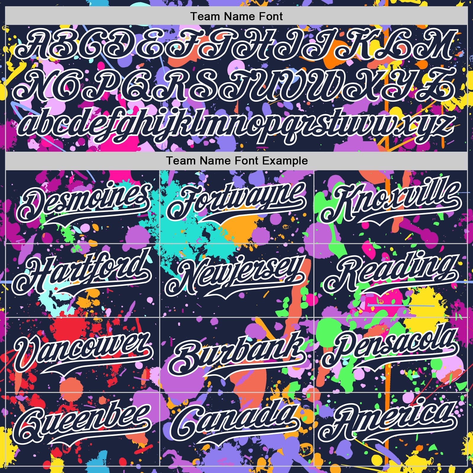 Custom Graffiti Pattern Navy-White Splash Bomber Full-Snap Varsity Letterman Hoodie Jacket view 5