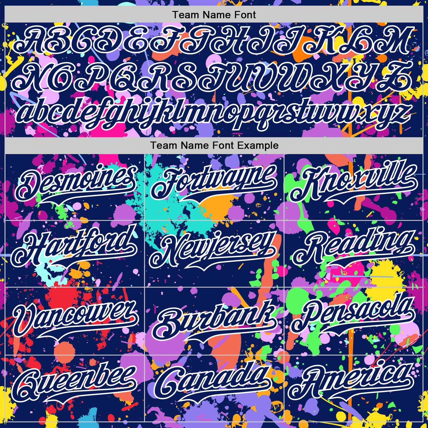 Custom Graffiti Pattern Royal-White Splash Bomber Full-Snap Varsity Letterman Hoodie Jacket view 5